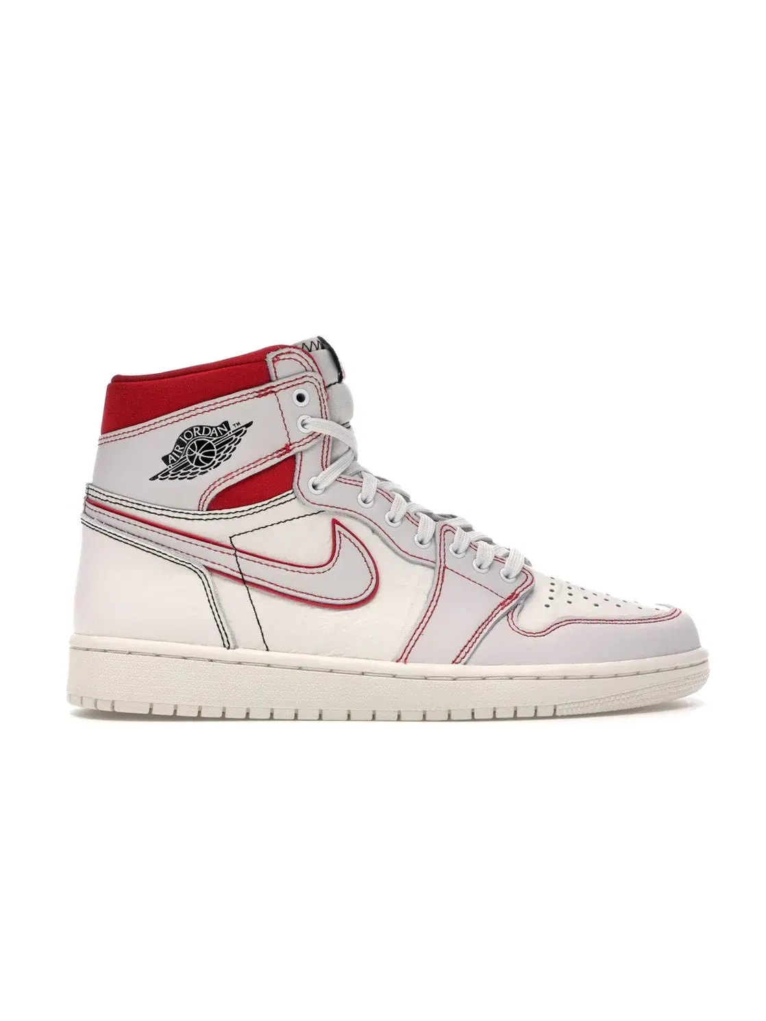 Мужские кроссовки Lifestyle Jordan 1 Retro High Jordan — изображение 1 из 4, черный--красный-красный