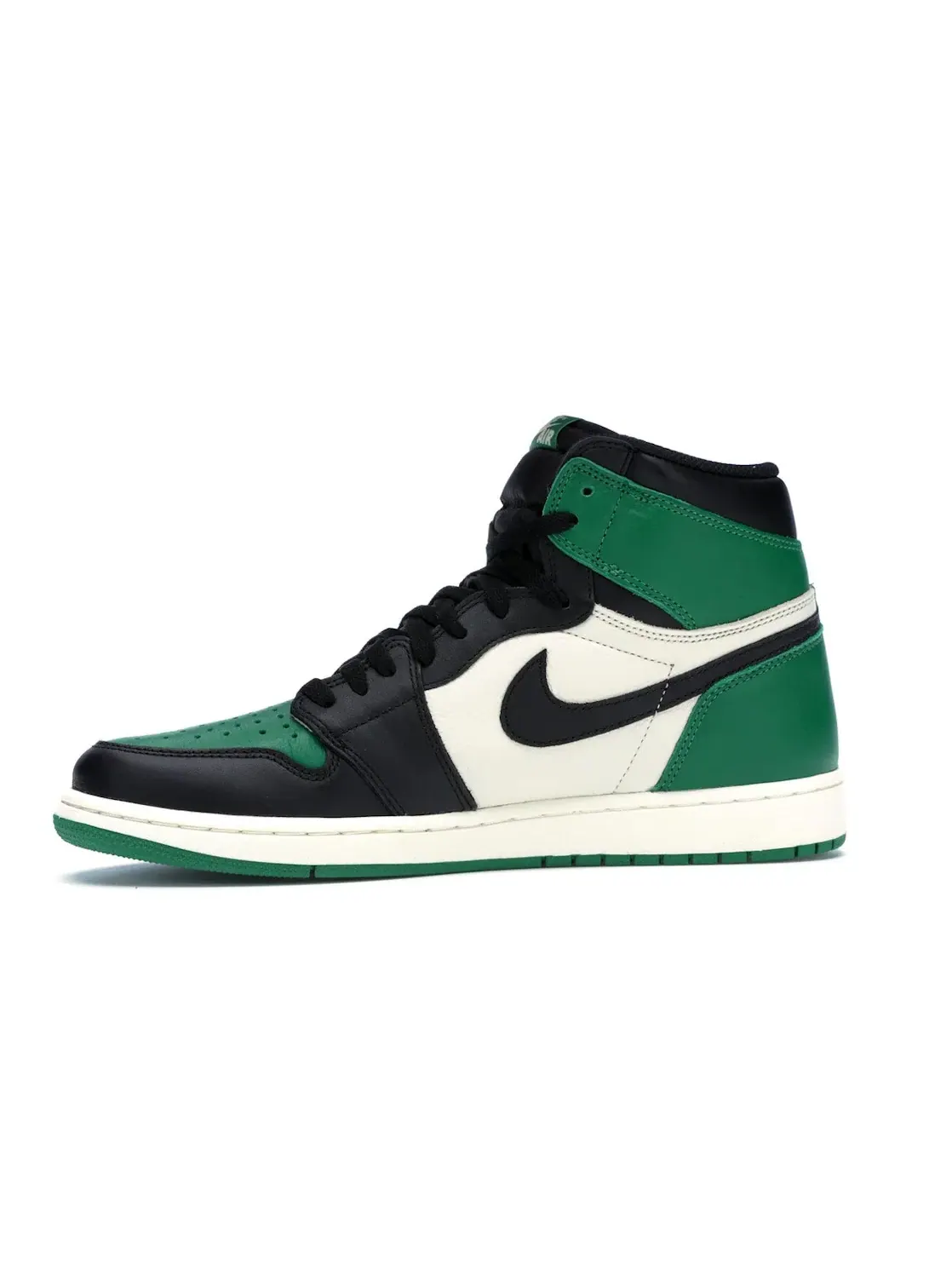 Мужские кроссовки с принтом Jordan 1 Retro High Pine Green Jordan — изображение 3 из 4, зеленый/-черный