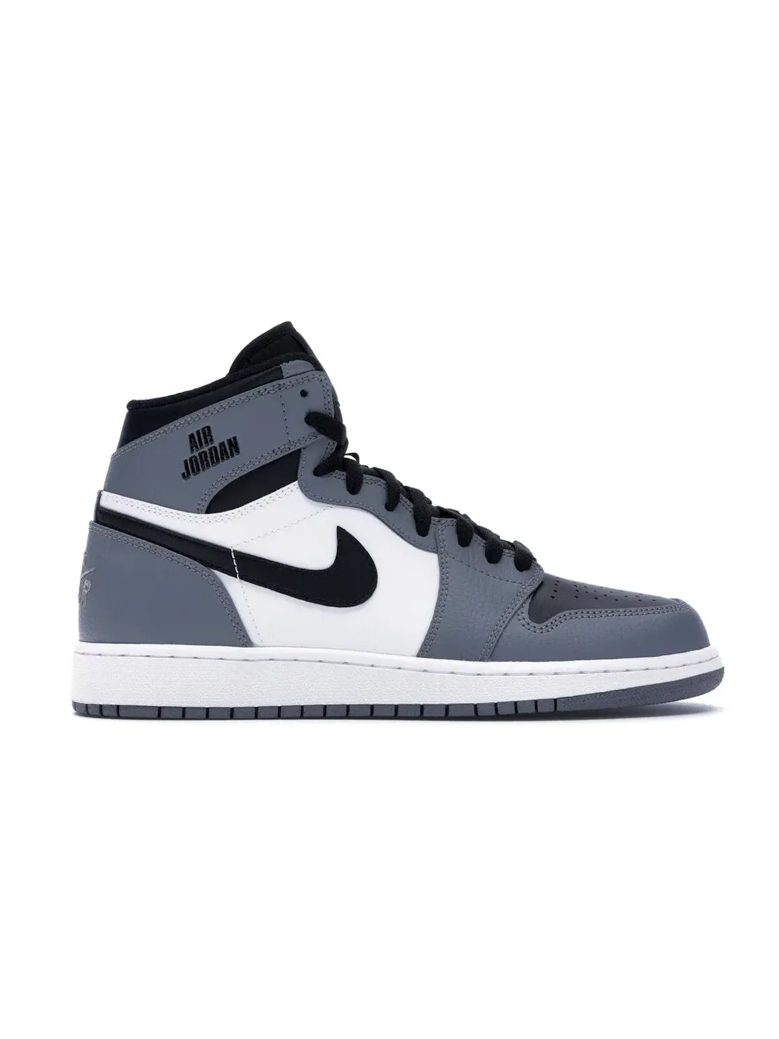 Детские кроссовки Lifestyle с длинным шнурованием Jordan 1 Retro High Jordan — изображение 1 из 4, серый/черный-белый