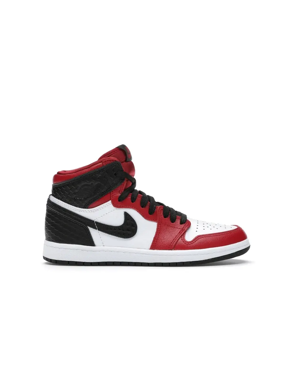 Детские кроссовки Lifestyle с принтом Jordan 1 Retro High Satin Snake Chicago Jordan — изображение 1 из 4