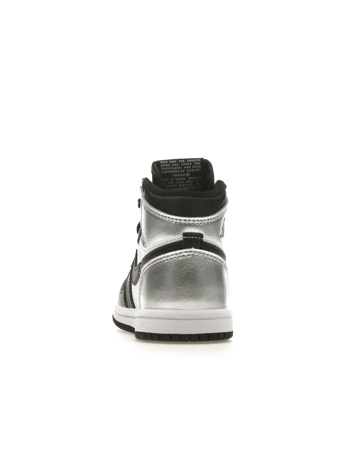 Детские кроссовки с металлическим серебристым верхом Jordan 1 Retro High Silver Toe Jordan — изображение 4 из 4