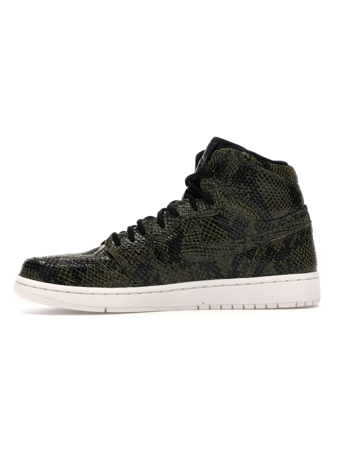 Женские кроссовки кожаные Jordan 1 Retro High Jordan — изображение 3 из 4, оливковый/-черный