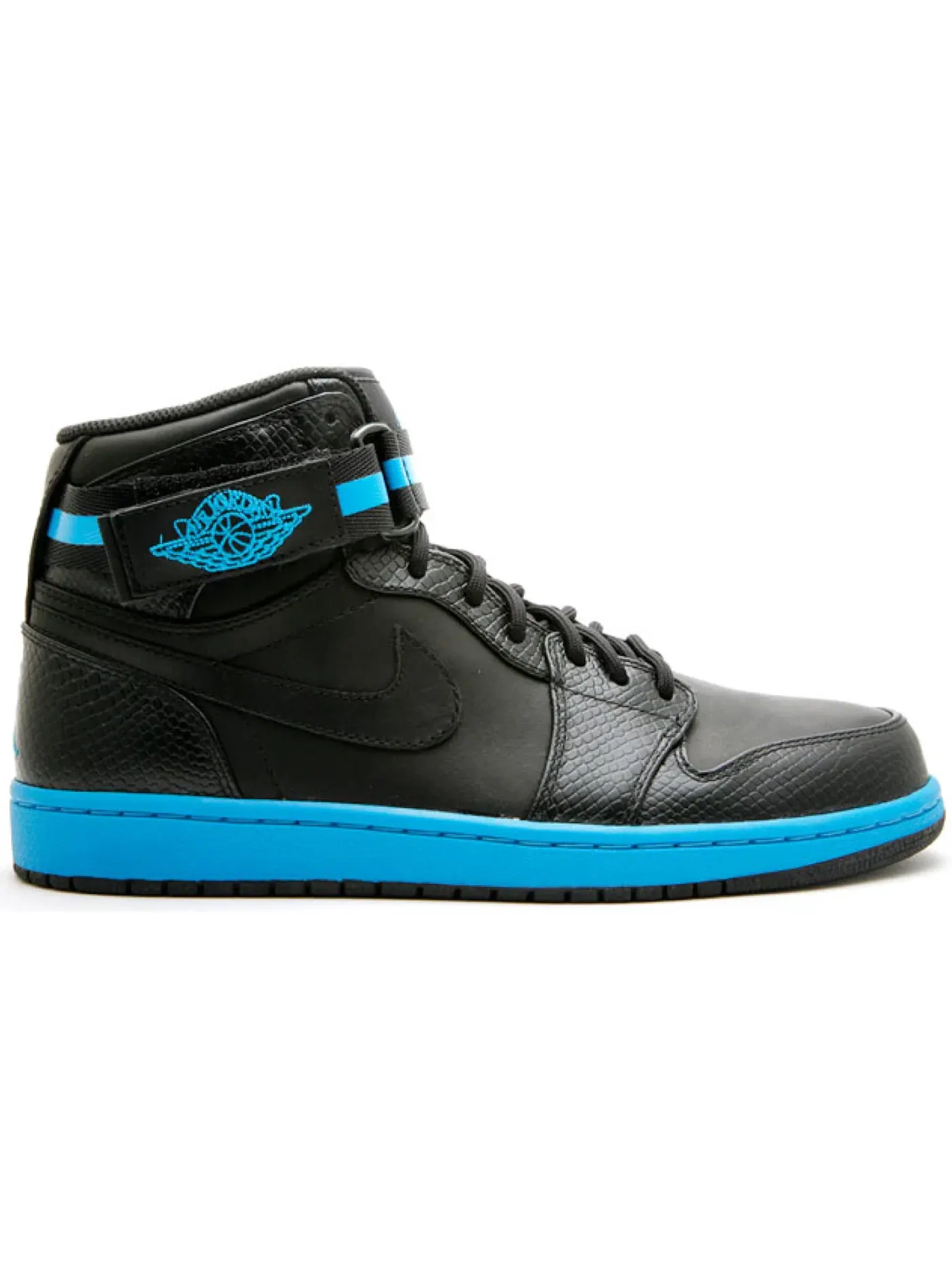 Мужские кроссовки Lifestyle Jordan 1 Retro High Strap Jordan — изображение 1 из 1, черный/черный-синий