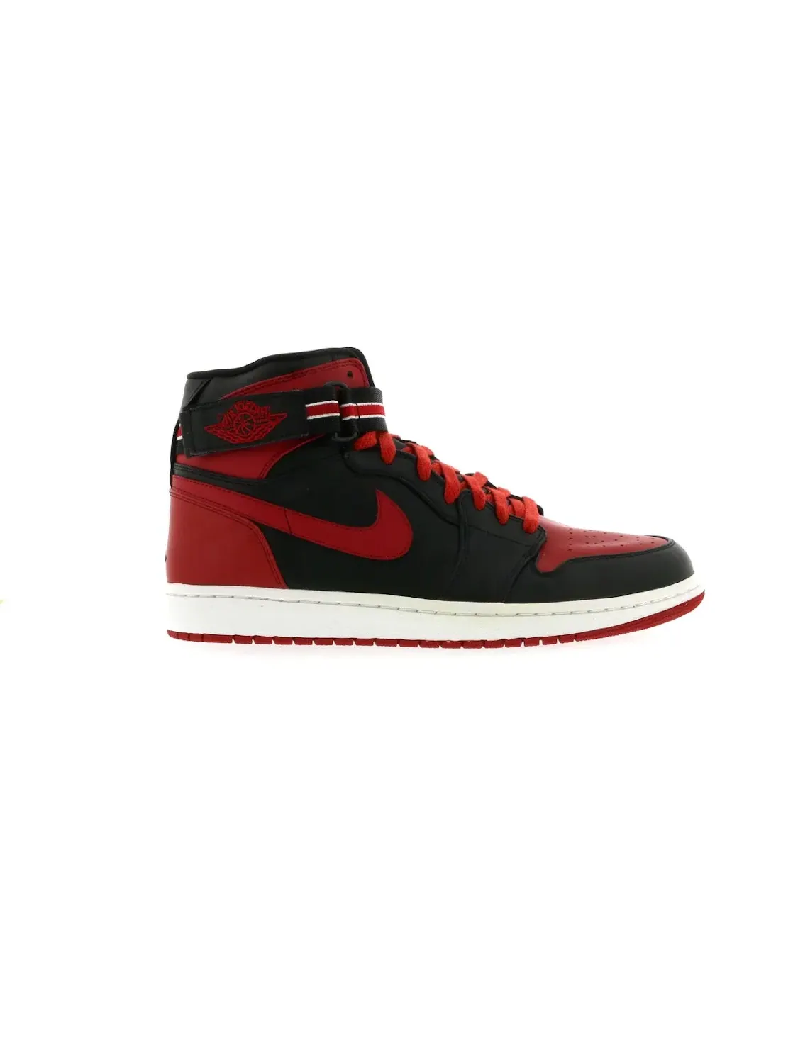 Мужские кроссовки с ремешком Jordan 1 Retro Jordan — изображение 1 из 4, черный/красный-белый