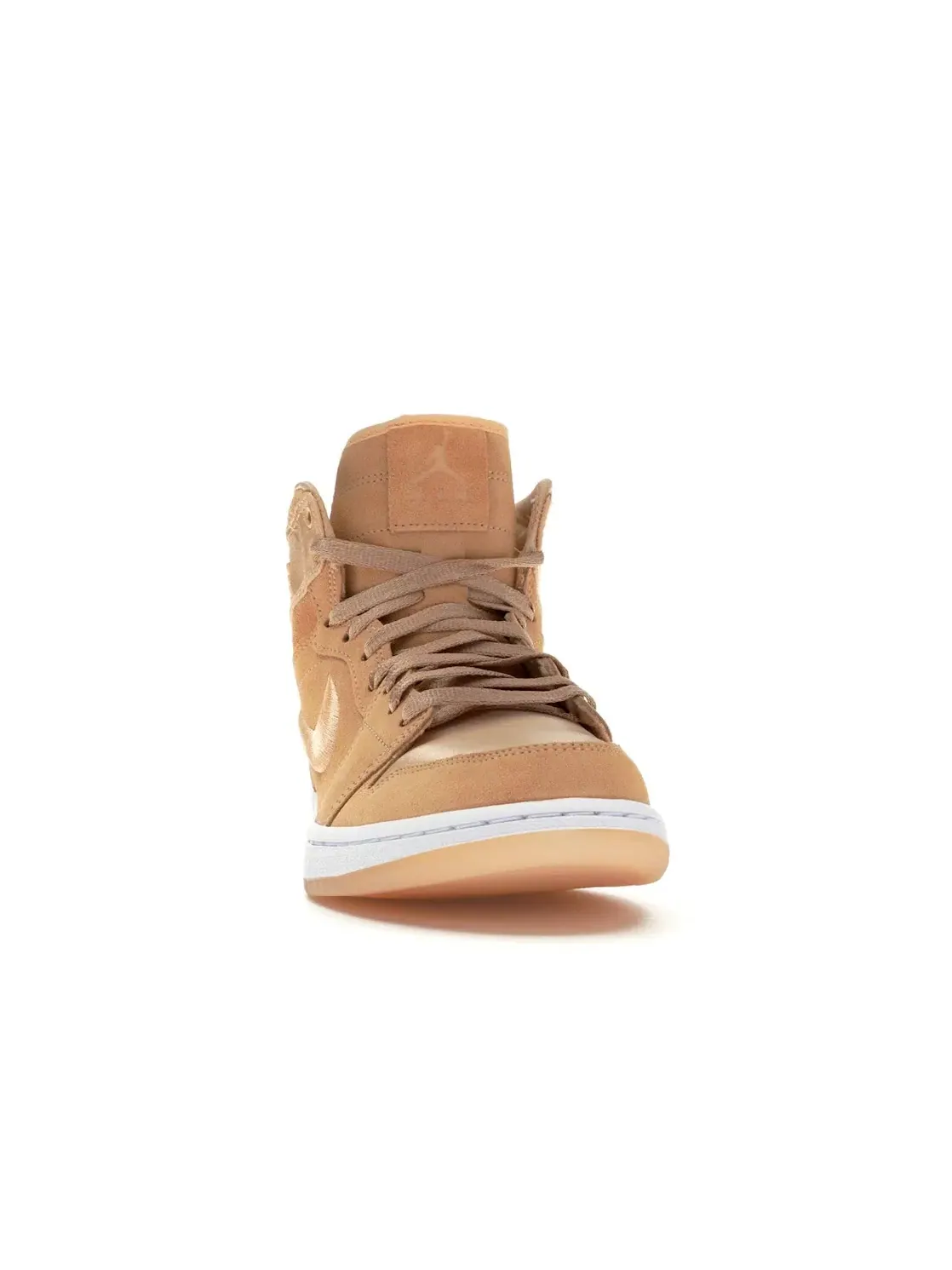 Женские кроссовки с сатиновым верхом Jordan 1 Retro High Season of Her Ice Peach — изображение 2 из 4