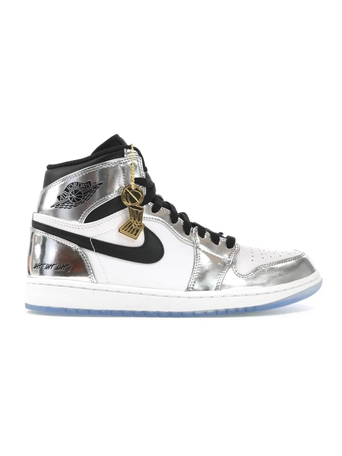 Мужские кроссовки с принтом Jordan 1 Retro High Think 16 Pass the Torch Jordan — изображение 1 из 4, черный-белый-зеленый