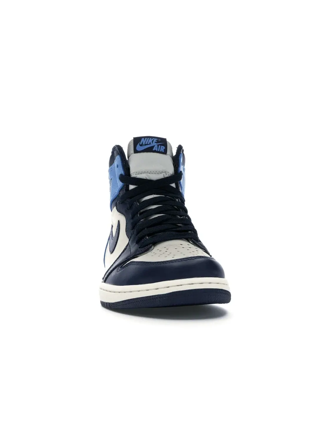 Мужские кроссовки с кожаным верхом Jordan 1 Retro High Obsidian Jordan — изображение 2 из 4, синий