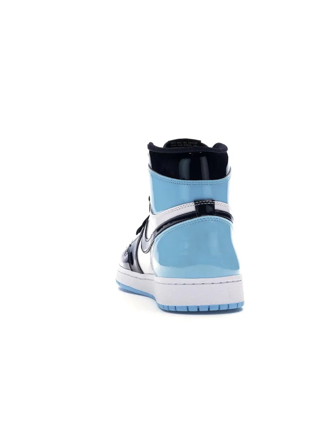 Женские кроссовки с патентованной кожей Jordan 1 Retro High UNC Patent Jordan — изображение 4 из 4, синий-белый