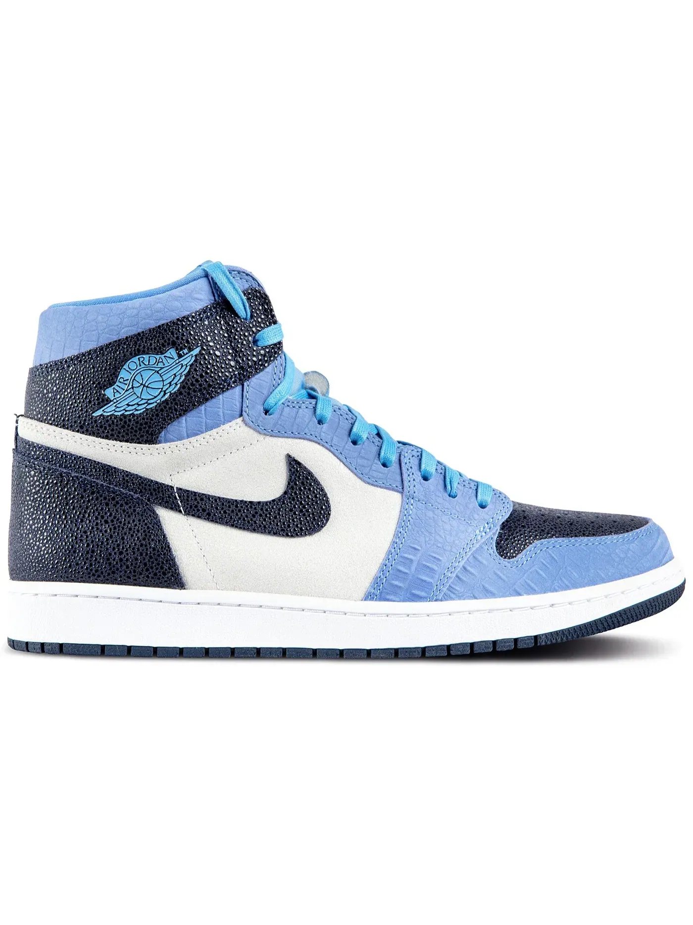 Мужские кроссовки с высоким верхом Jordan 1 Retro High Jordan — изображение 1 из 1, белый-синий