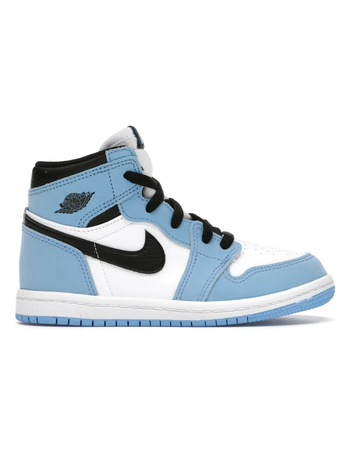 Детские кроссовки высокие с перфорацией Jordan 1 Retro High OG Jordan — изображение 1 из 4, синий/белый-черный-синий
