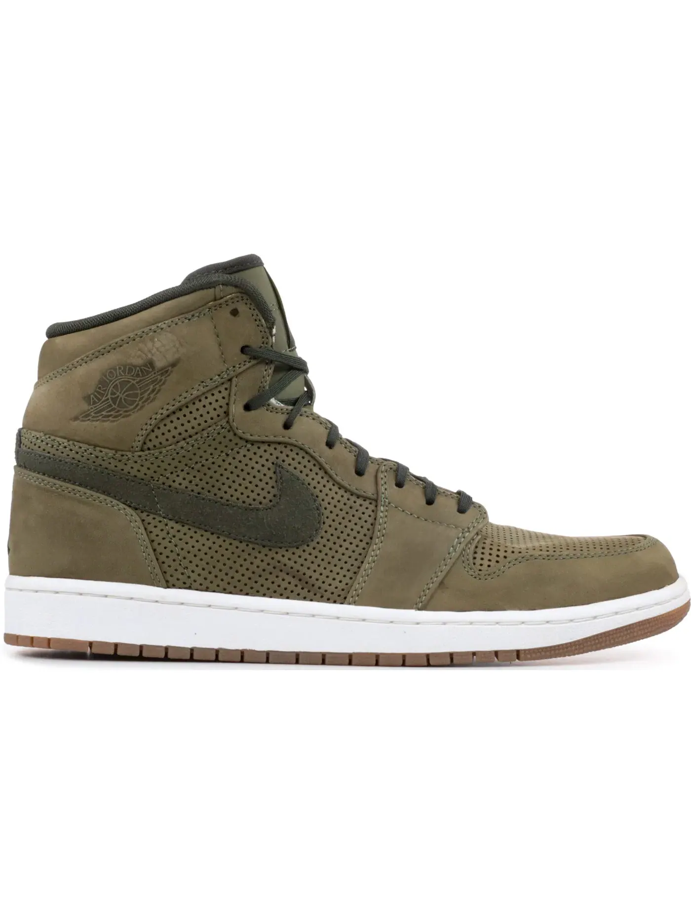 Мужские кроссовки Lifestyle Jordan 1 Retro High Jordan, Urban Haze/Dark Army-Bright Cactus — изображение 1 из 1
