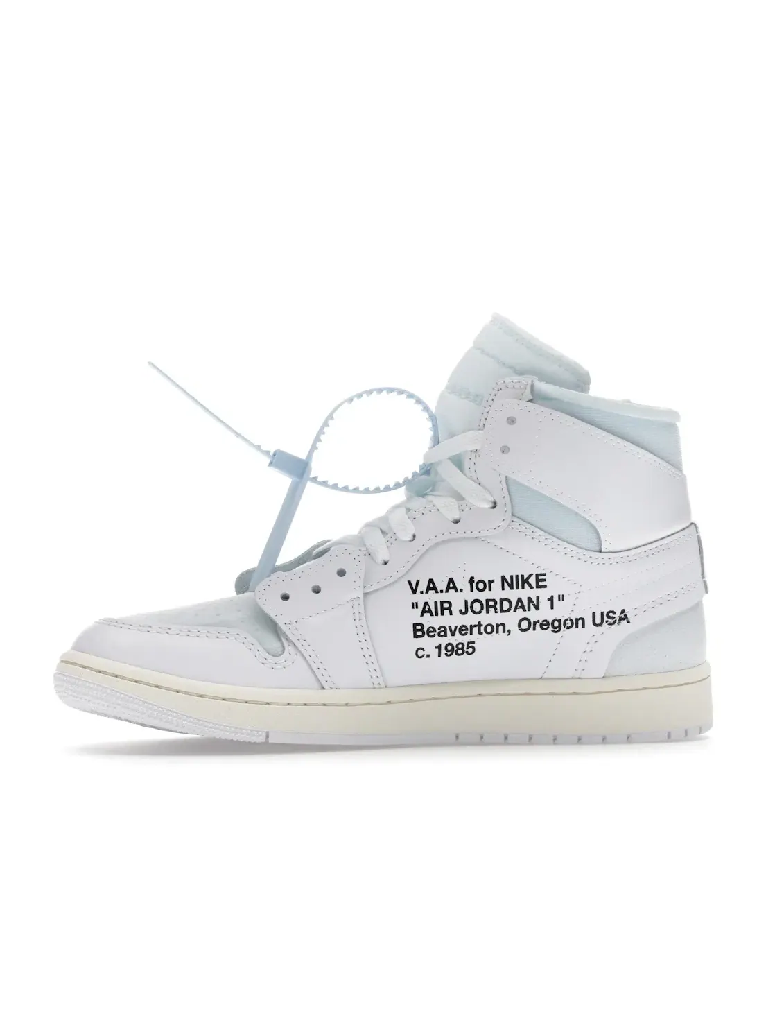 Мужские кроссовки с деконструированным дизайном Jordan 1 Retro High Virgil Abloh Archive Alaska Jordan — изображение 3 из 4