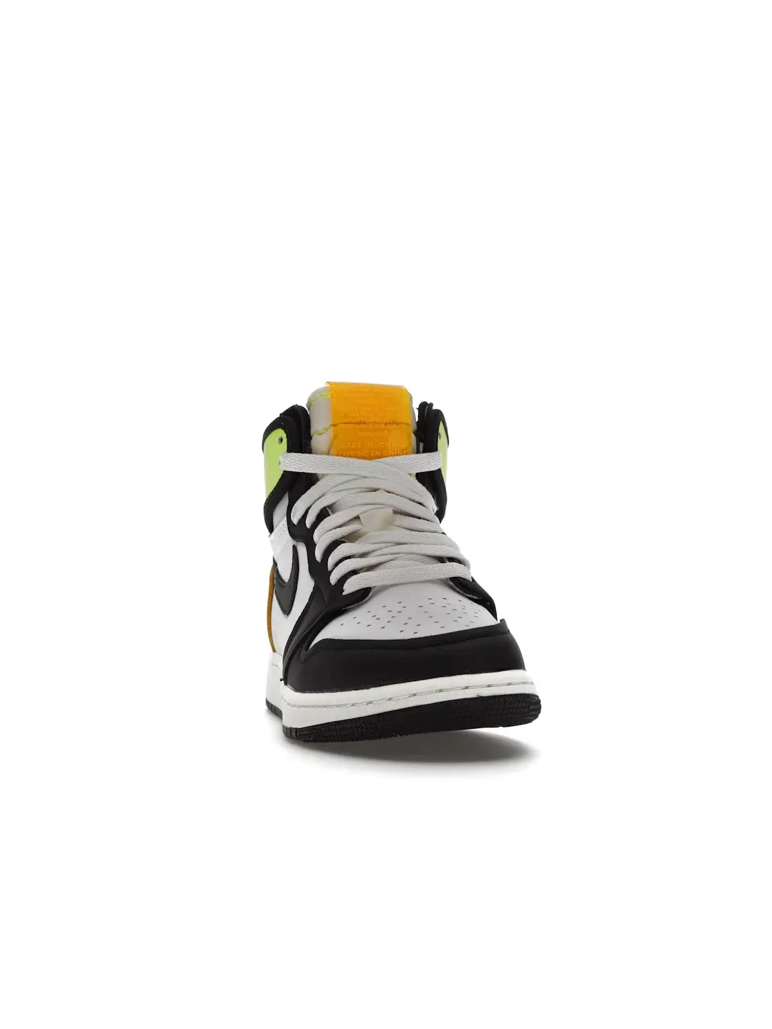 Детские кроссовки с Air Jordan 1 Retro High Jordan — изображение 2 из 4, белый/черный--золотистый