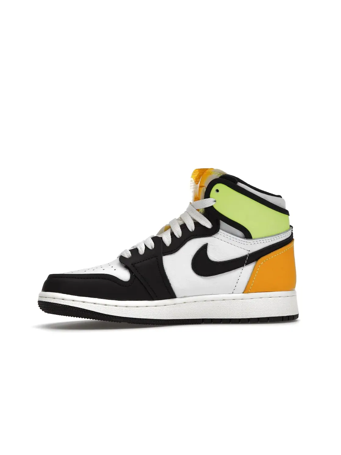 Детские кроссовки с Air Jordan 1 Retro High Jordan — изображение 3 из 4, белый/черный--золотистый