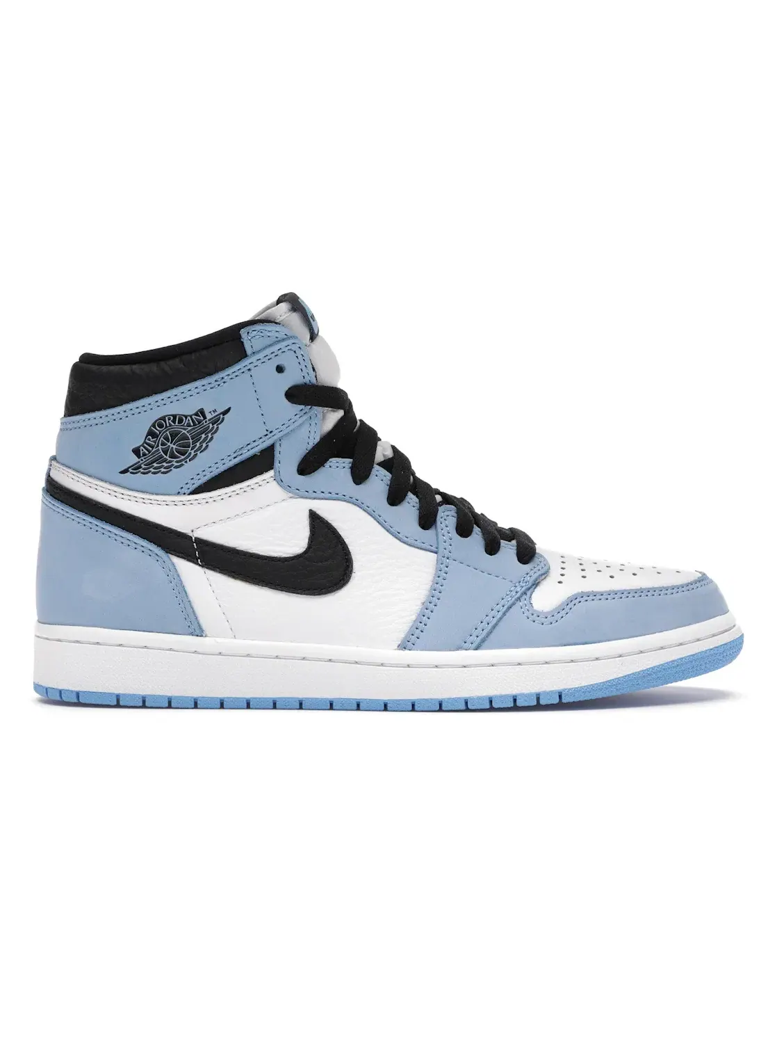 Мужские кроссовки с высоким верхом Jordan 1 Retro High OG University Blue Jordan — изображение 1 из 4, белый/синий-черный
