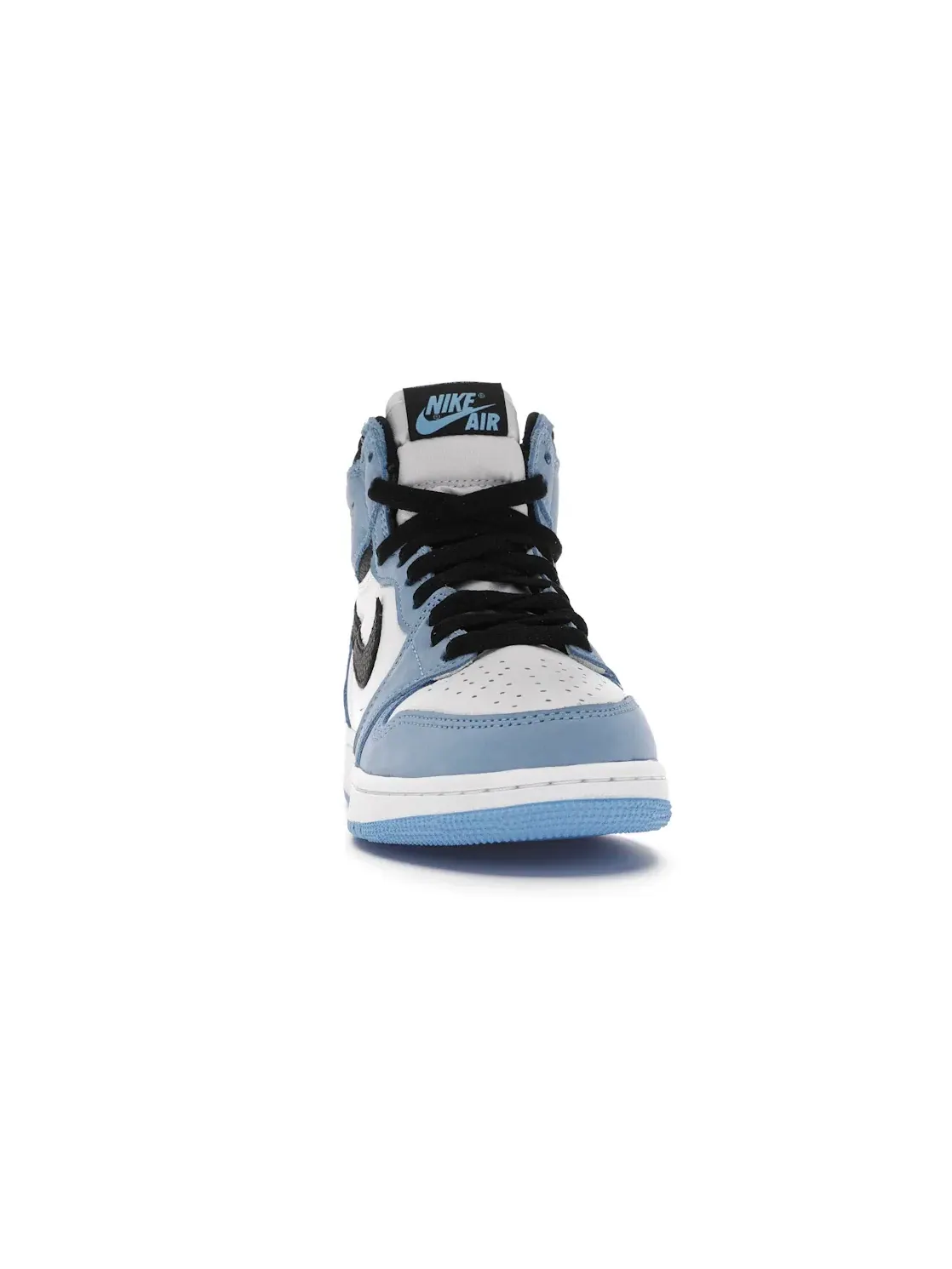 Детские кроссовки с перфорацией Jordan 1 Retro High OG Jordan — изображение 2 из 4, белый/синий-черный