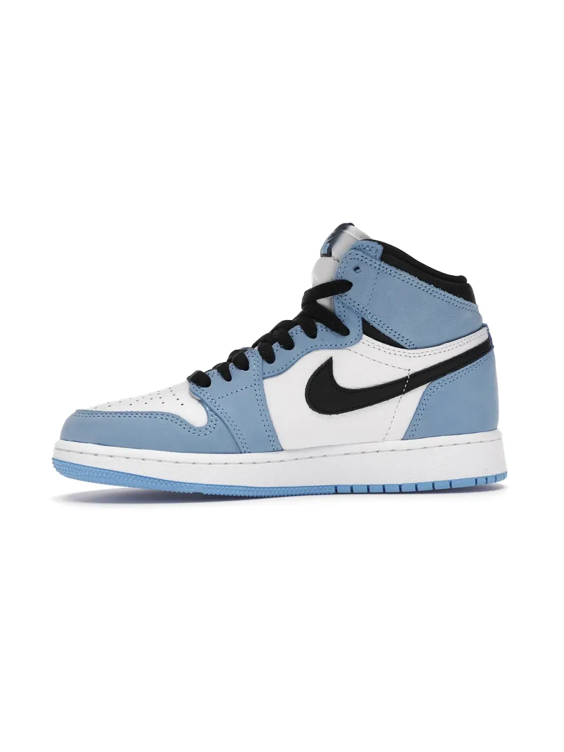 Детские кроссовки с перфорацией Jordan 1 Retro High OG Jordan — изображение 3 из 4, белый/синий-черный