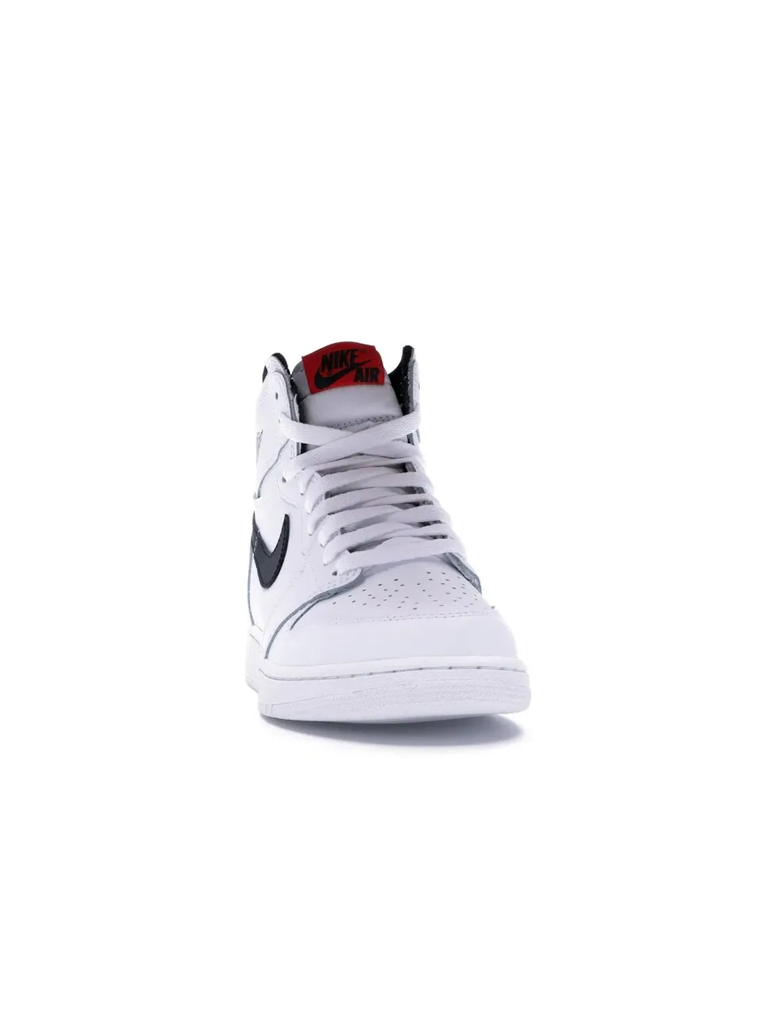 Детские кроссовки с перфорированной кожей Jordan 1 Retro High Yin Yang White — изображение 2 из 3, белый/черный-белый