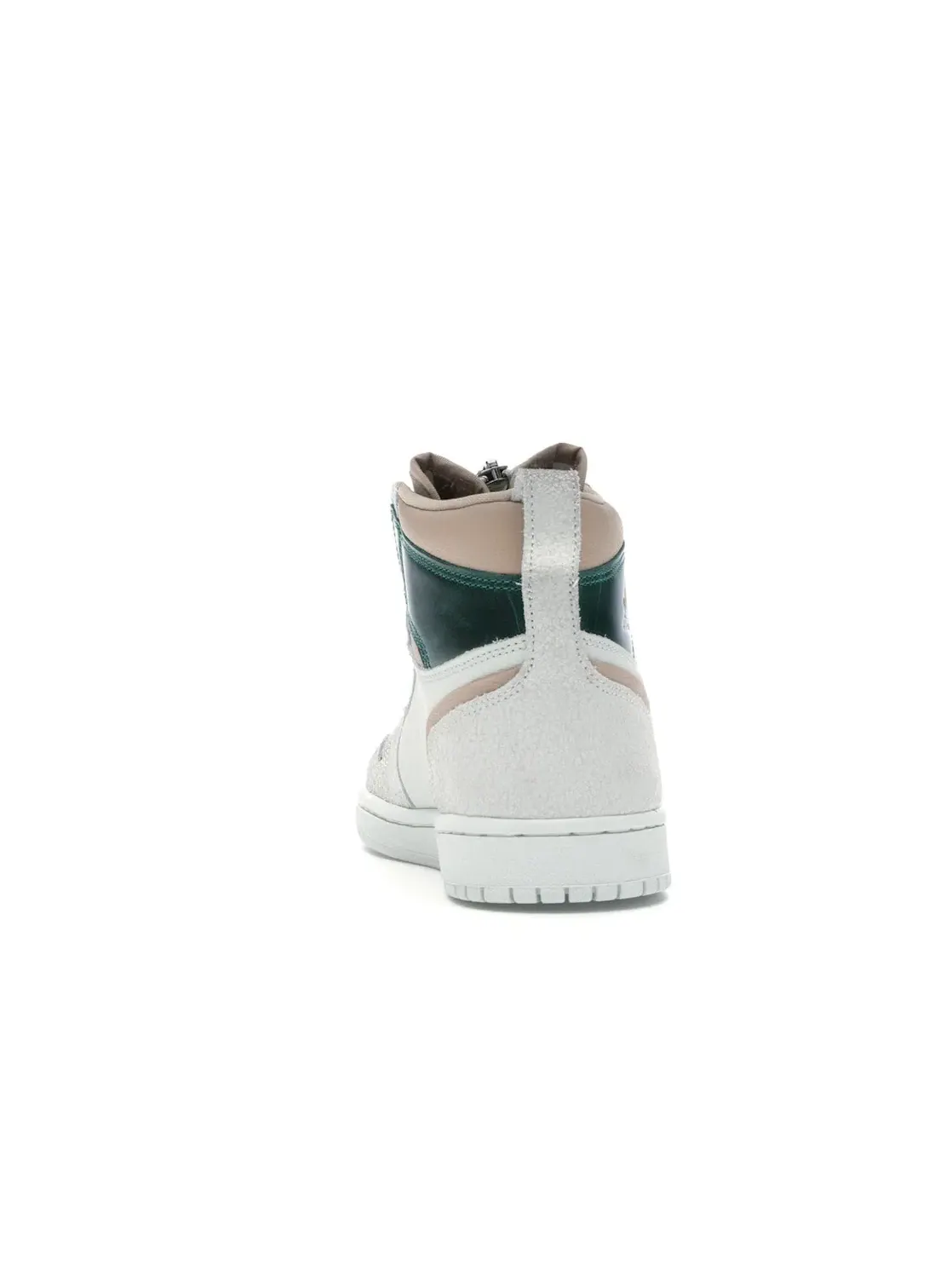 Женские кроссовки с высоким берцем Jordan 1 Retro High Zip Jordan — изображение 4 из 4, зеленый-бежевый