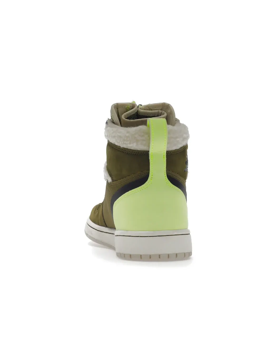 Женские кроссовки Lifestyle с молнией Jordan 1 Retro High Zip Jordan — изображение 4 из 4, оливковый/черный