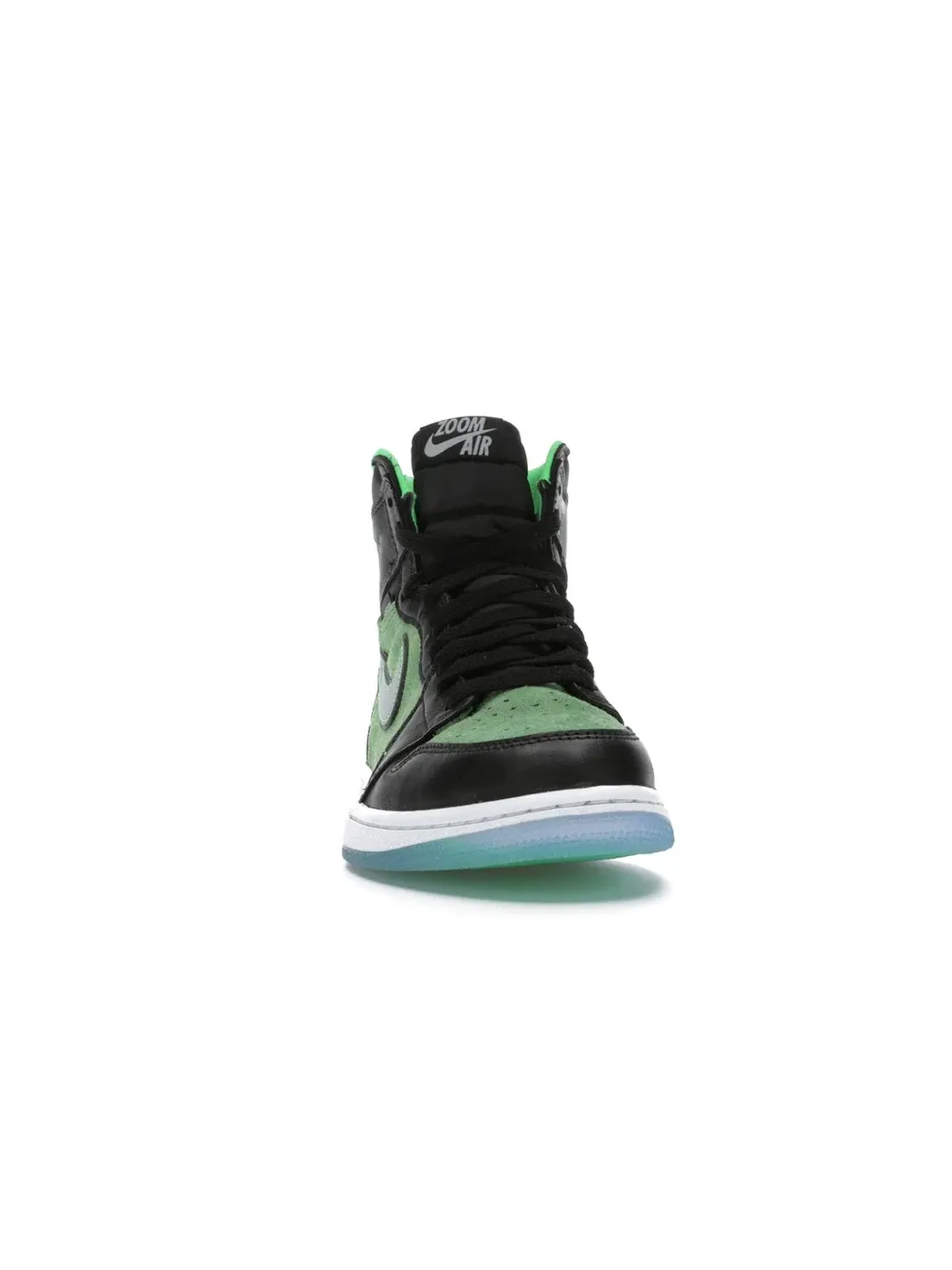Мужские кроссовки с технологией Zoom Air Jordan 1 Retro High Jordan — изображение 2 из 4, черный/черный---зеленый