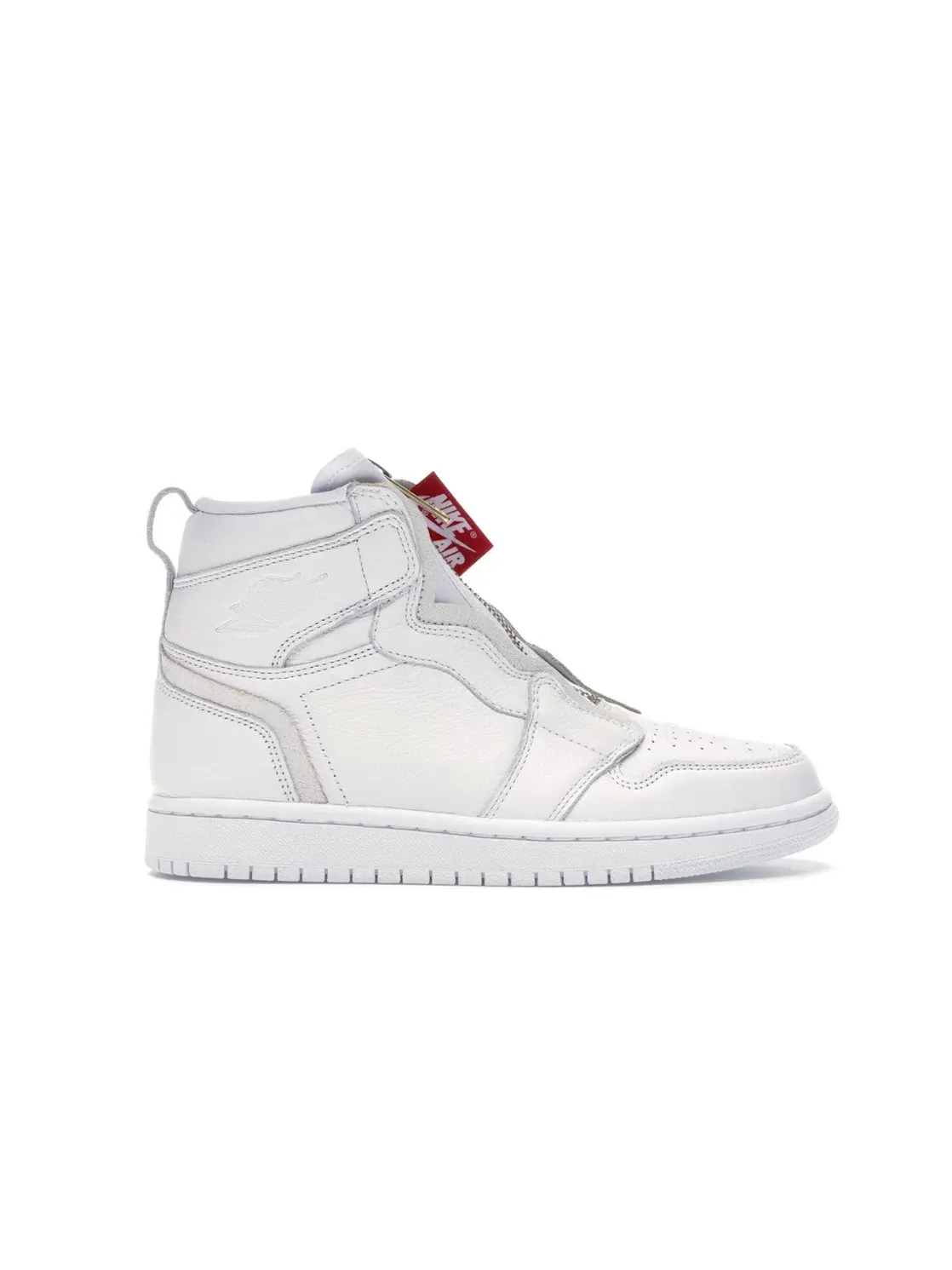 Женские кроссовки с зиппером Jordan 1 Retro High Zip Jordan — изображение 1 из 4, белый/белый-красный