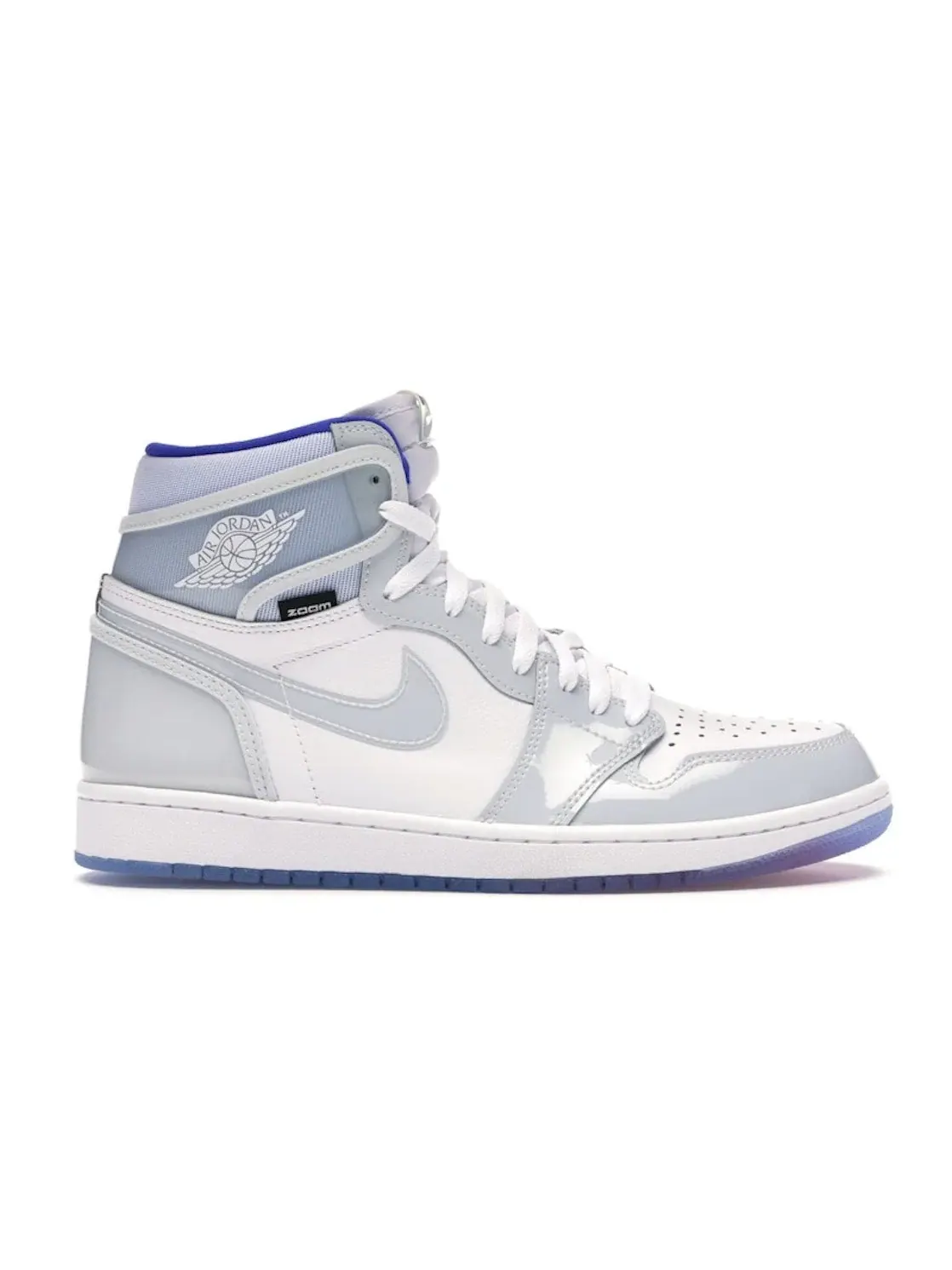 Мужские кроссовки с технологией Zoom Jordan 1 Retro High Jordan — изображение 1 из 4, белый/синий-белый