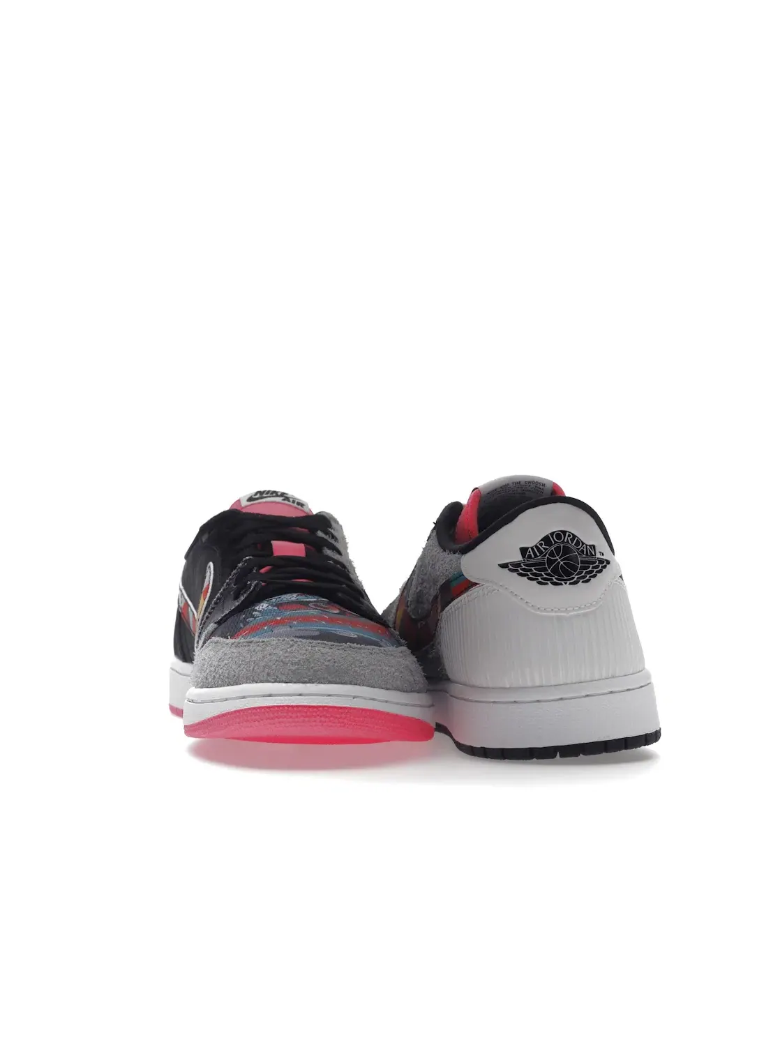 Мужские кроссовки lifestyle с принтом Jordan 1 Retro Low — изображение 4 из 4, мульти-/черный-белый