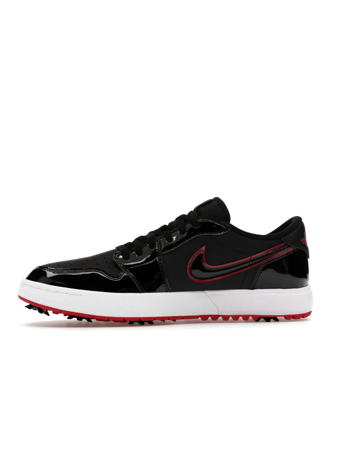 Мужские гольф-туфли с шипами Jordan 1 Low Golf Spiked Jordan — изображение 3 из 4, черный/белый/красный