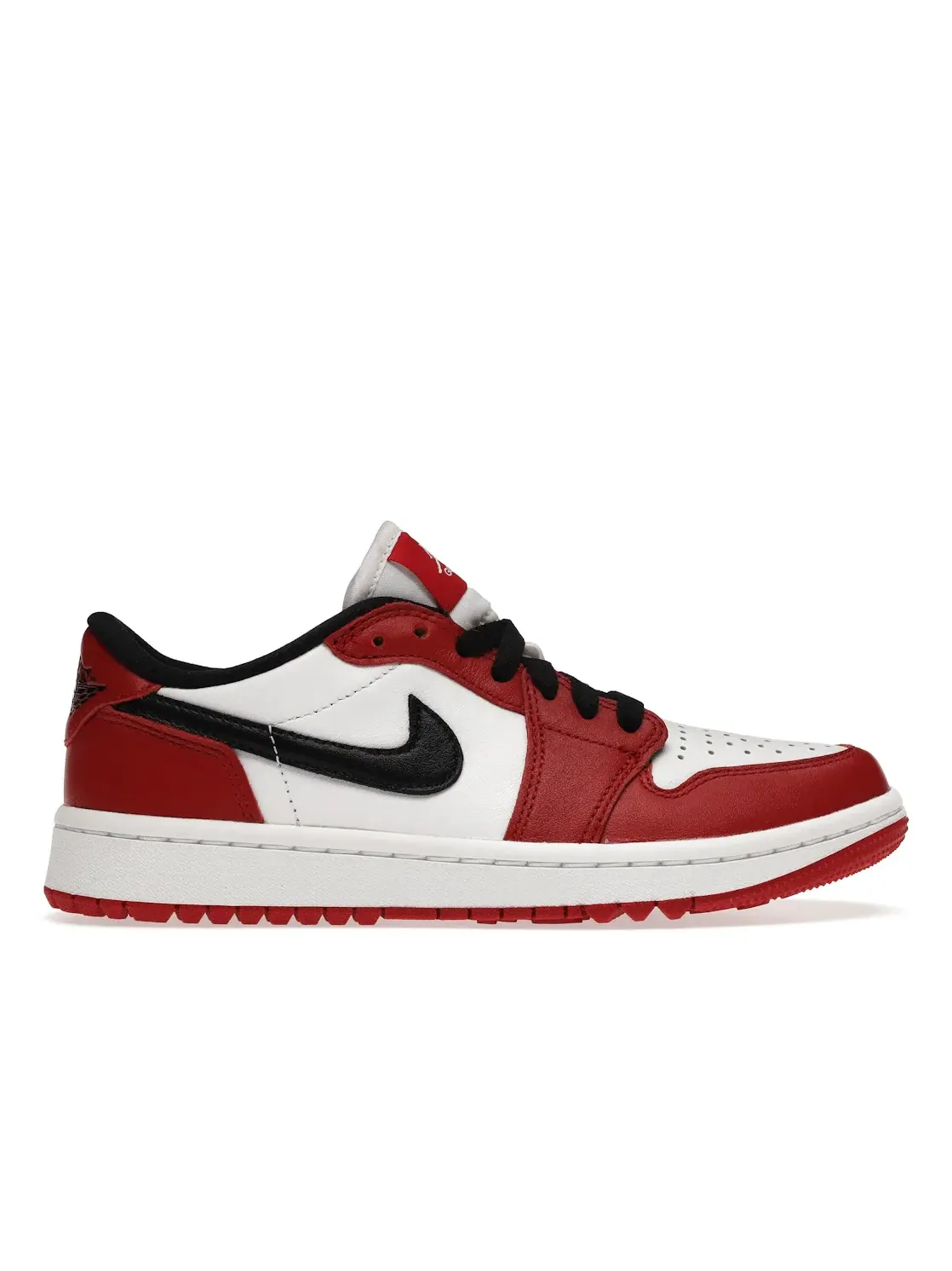 Мужские кеды для гольфа с принтом Jordan 1 Retro Low Golf Jordan — изображение 1 из 4, красный/черный-белый