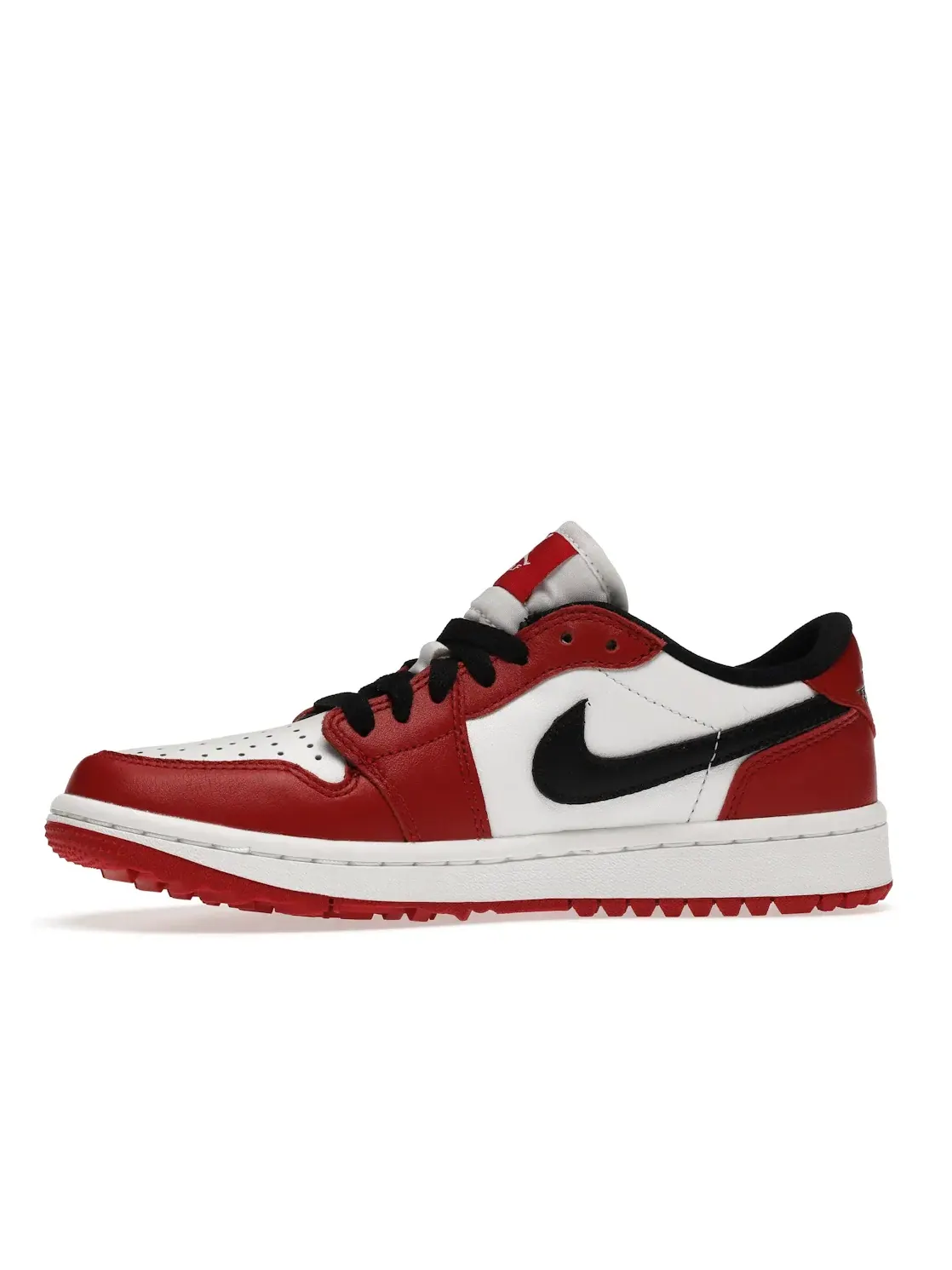 Мужские кеды для гольфа с принтом Jordan 1 Retro Low Golf Jordan — изображение 3 из 4, красный/черный-белый