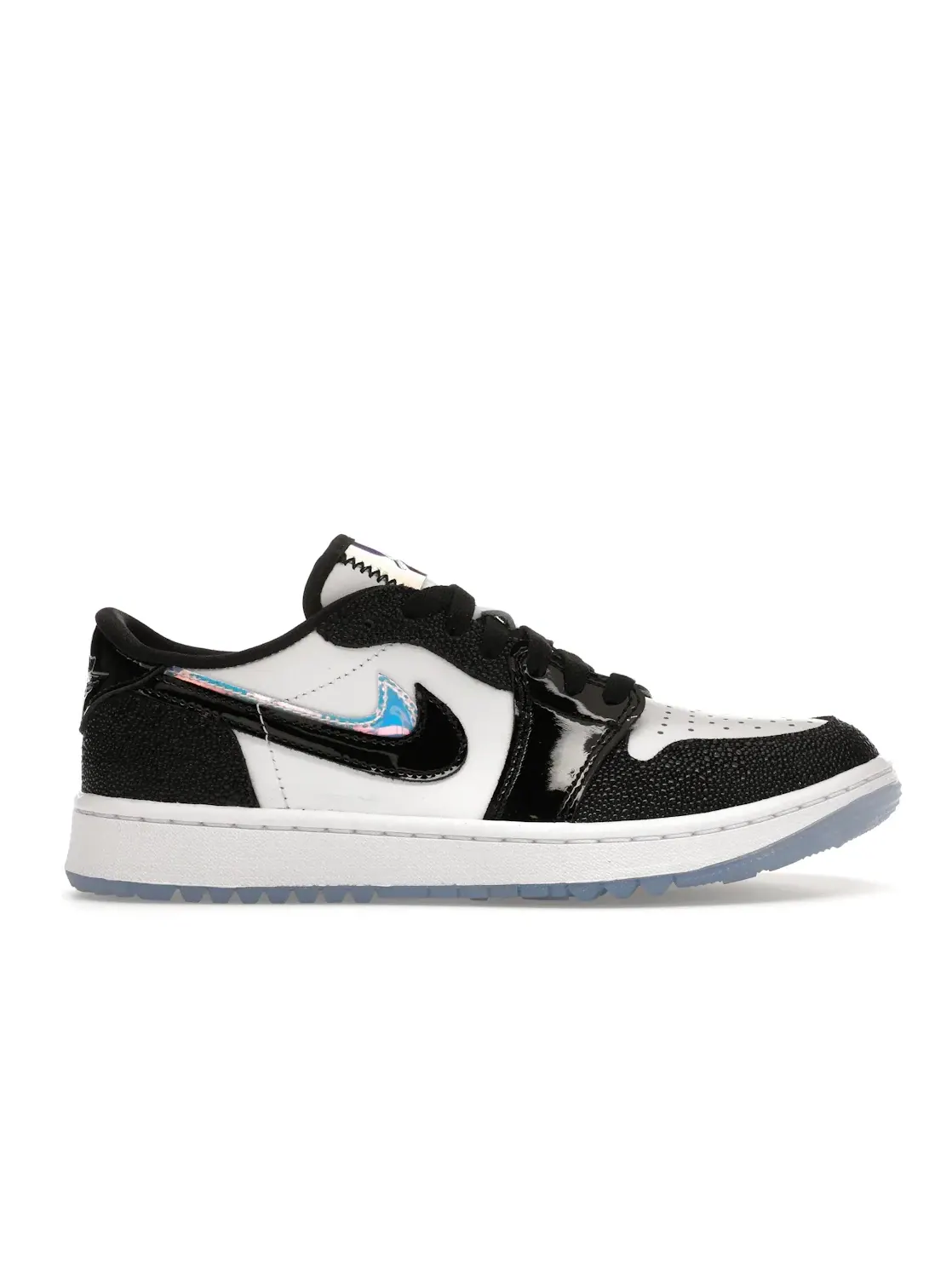 Мужские кроссовки для гольфа с принтом Jordan 1 Retro Low Golf Endless Pursuit Pack Jordan — изображение 1 из 4, белый/черный
