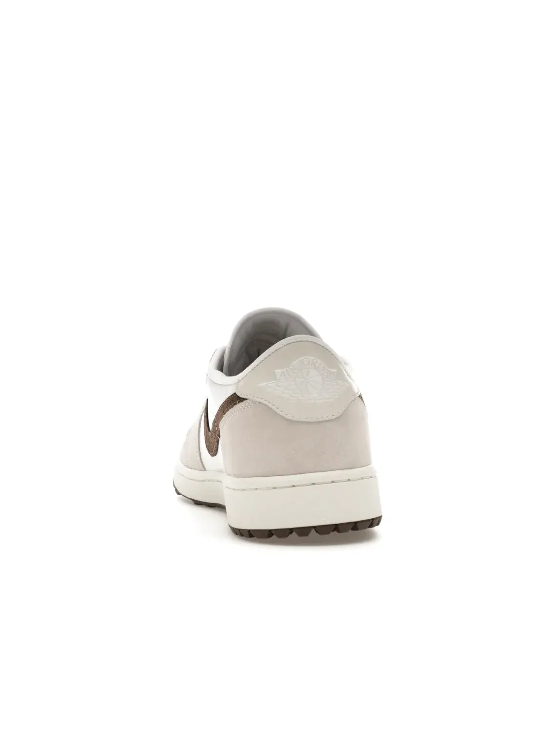 Мужские гольф-кроссовки с принтом Jordan 1 Retro Low Golf — изображение 4 из 4, белый//коричневый