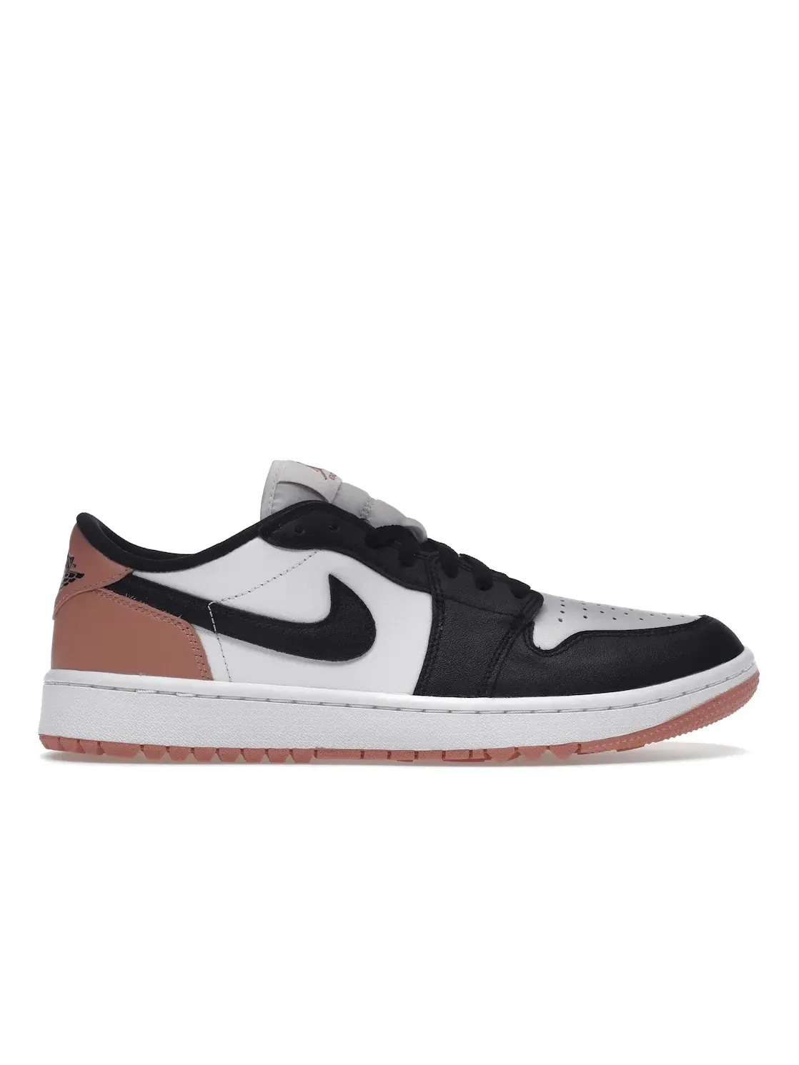 Мужские кроссовки для гольфа с низким верхом Jordan 1 Retro Low Golf — изображение 1 из 4, белый/черный/розовый