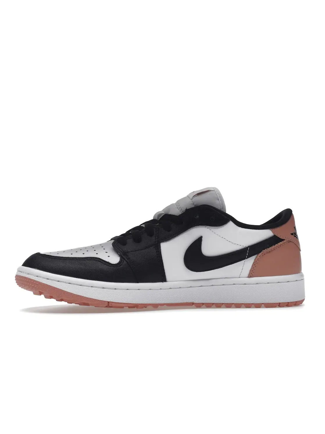Мужские кроссовки для гольфа с низким верхом Jordan 1 Retro Low Golf — изображение 3 из 4, белый/черный/розовый