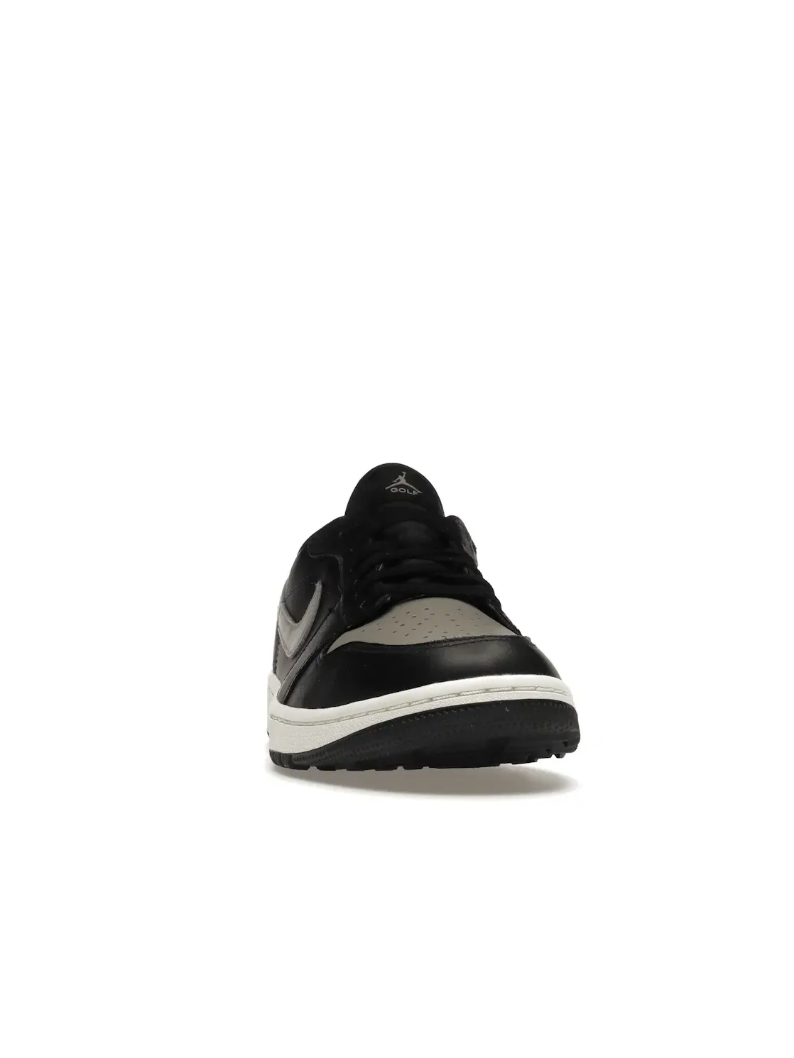 Мужские кроссовки для гольфа с кожаным верхом Jordan 1 Retro Low Golf Jordan — изображение 2 из 4, черный/серый