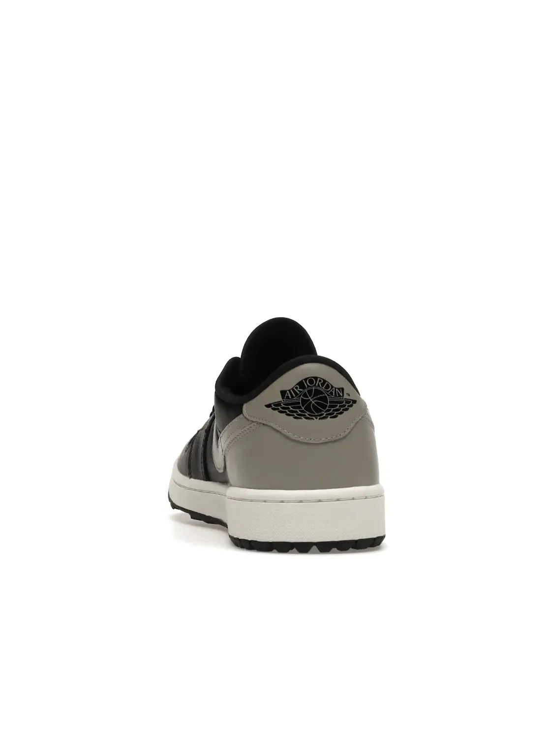Мужские кроссовки для гольфа с кожаным верхом Jordan 1 Retro Low Golf Jordan — изображение 4 из 4, черный/серый