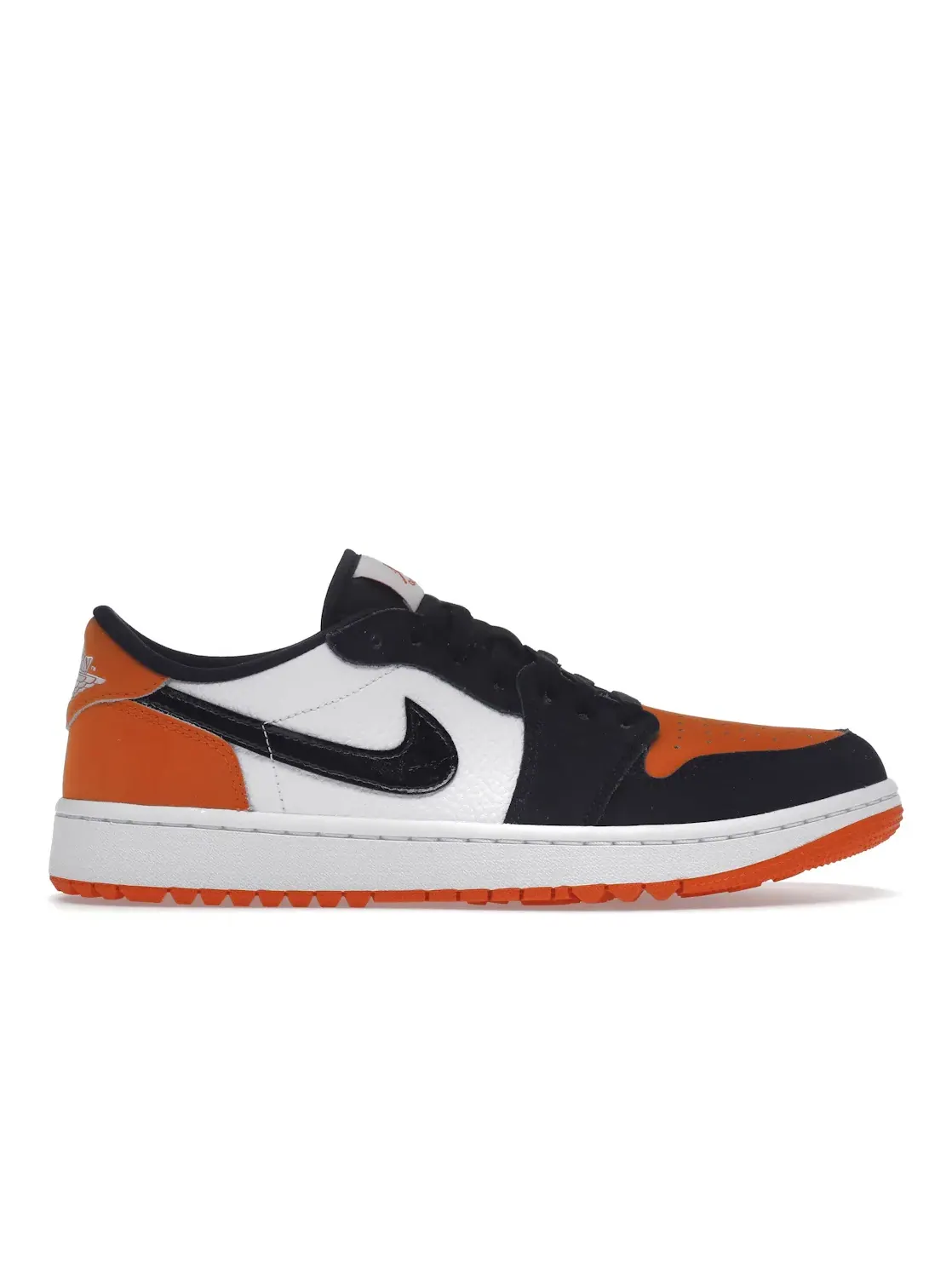 Мужские кроссовки для гольфа с принтом Jordan 1 Retro Low Golf — изображение 1 из 4, черный-белый