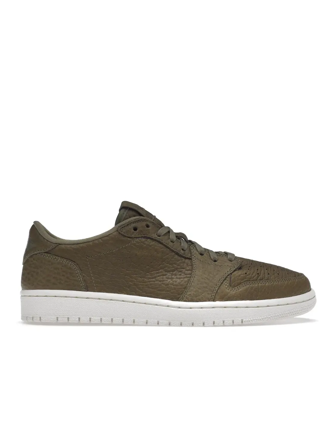 Мужские кроссовки с кожаным верхом Jordan 1 Retro Low Jordan, Trooper/Trooper-Sail — изображение 1 из 4