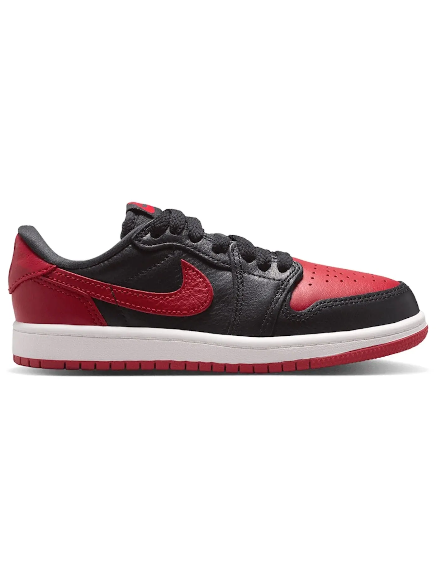 Детские кроссовки Lifestyle Jordan 1 Retro Low OG Jordan — изображение 1 из 1, черный/красный