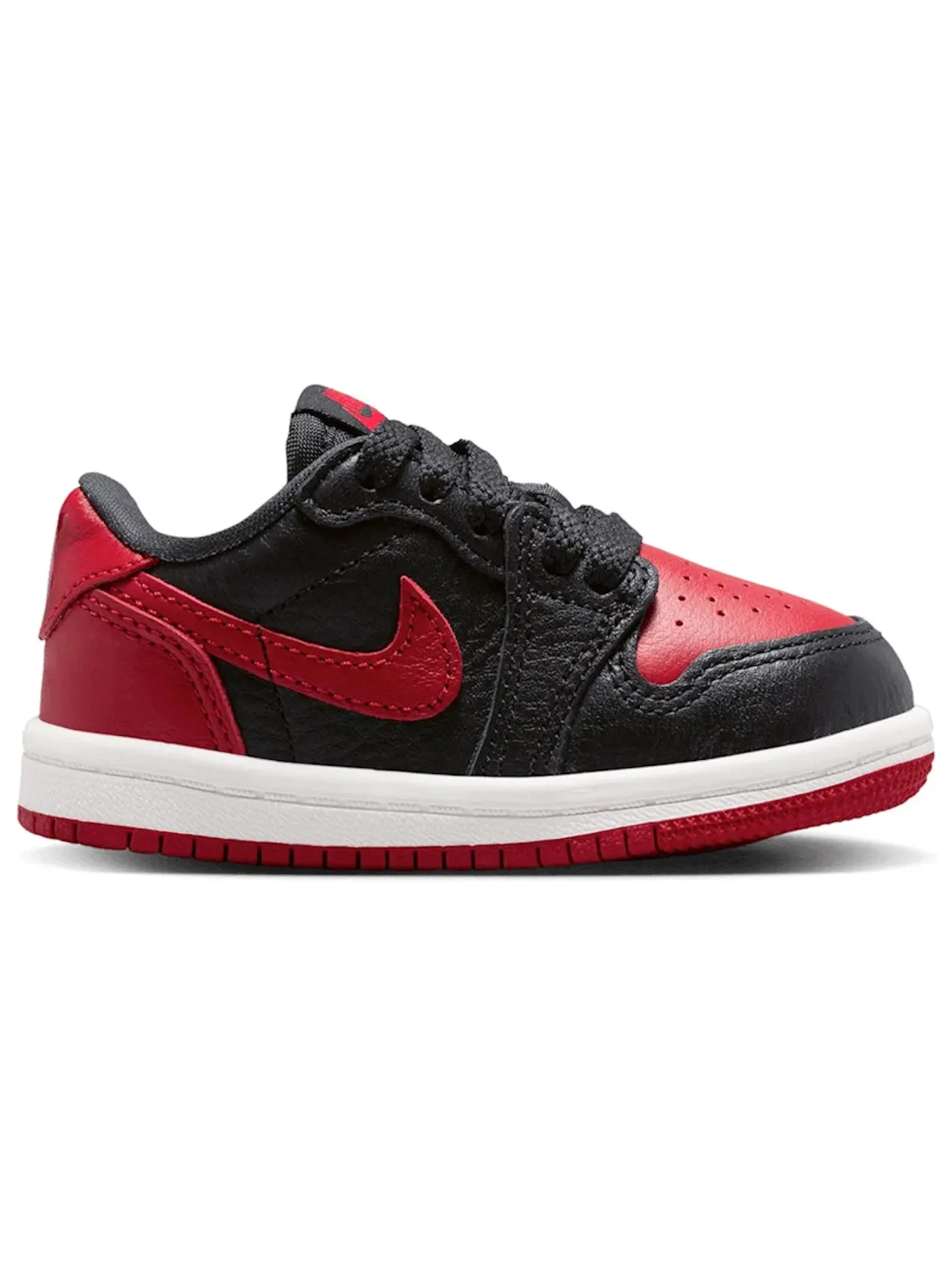 Детские кроссовки с низким верхом Jordan 1 Retro Low OG Banned Jordan — изображение 1 из 1, черный/красный