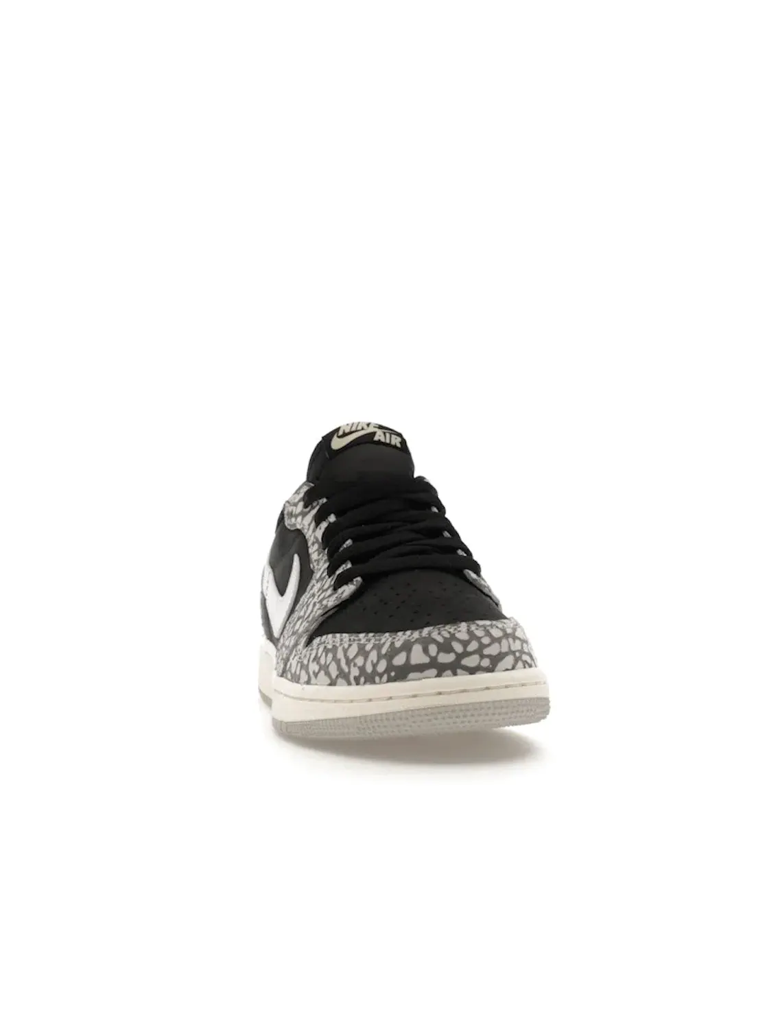 Детские кроссовки lifestyle с принтом Jordan 1 Retro Low OG Jordan — изображение 2 из 4, черный//серый/белый