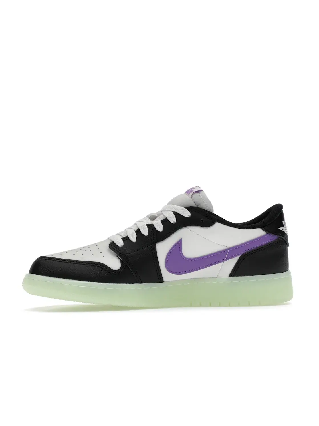 Детские кроссовки Lifestyle с высоким контрастом Jordan 1 Retro Low OG Jordan — изображение 3 из 4, черный/черный