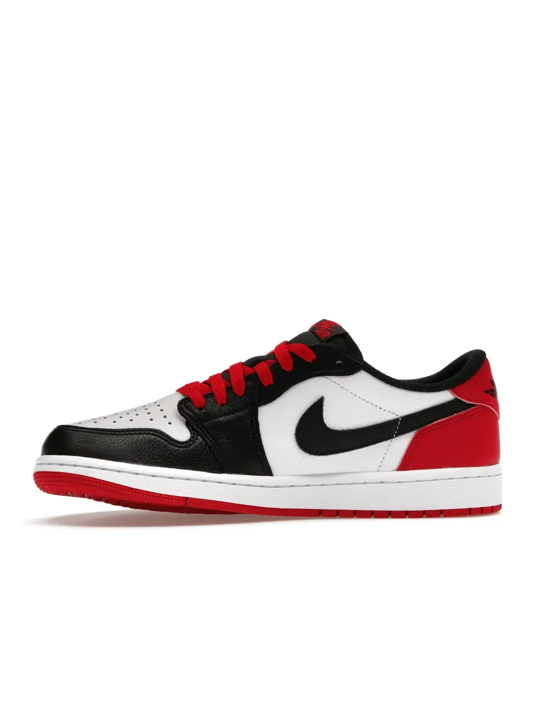 Мужские кроссовки Lifestyle с комбинированной кожей Jordan 1 Retro Low OG Jordan — изображение 3 из 4, белый/черный/красный