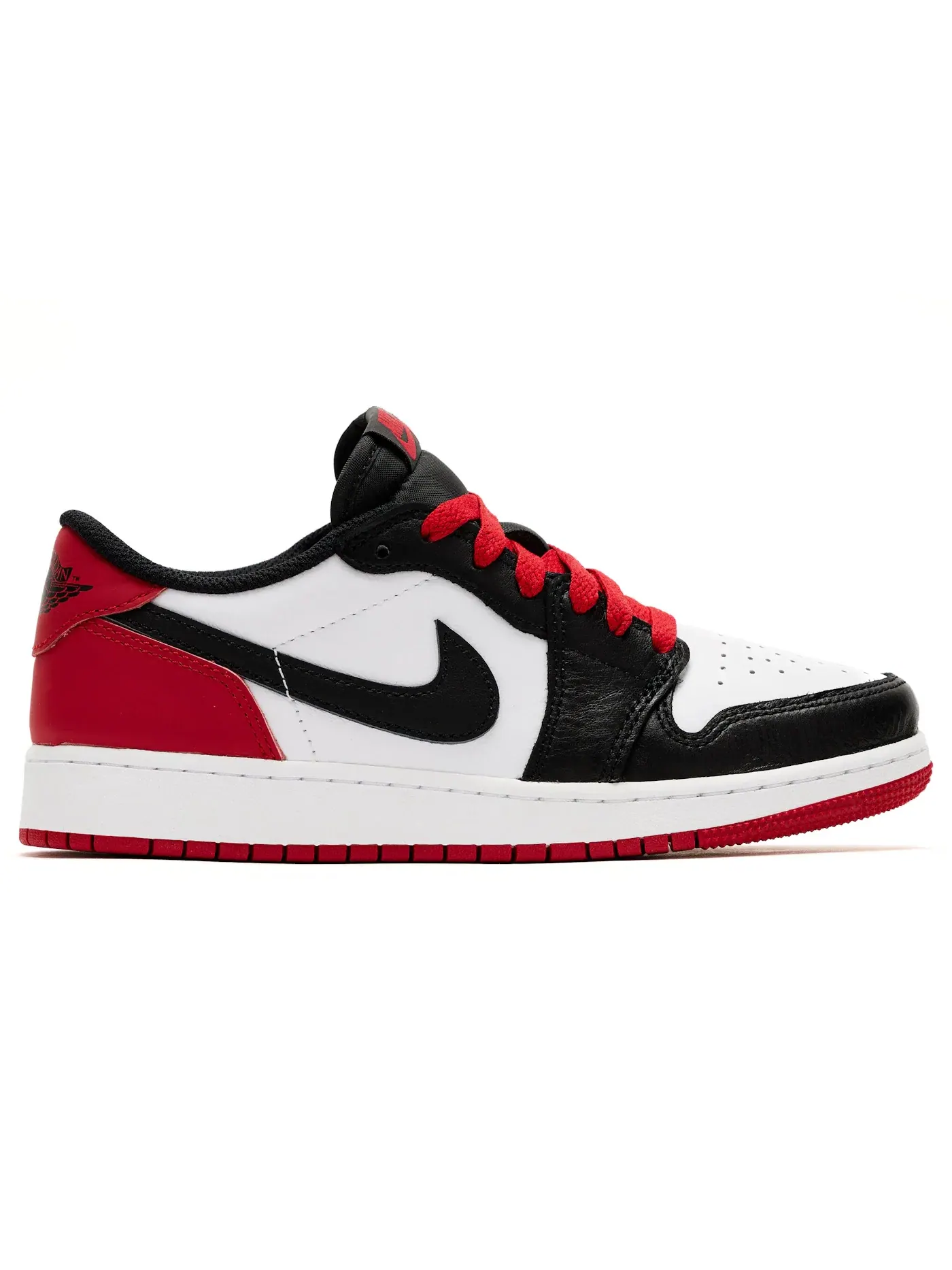 Детское кроссовки Lifestyle Jordan 1 Retro Low OG Jordan — изображение 1 из 1, белый/красный/черный