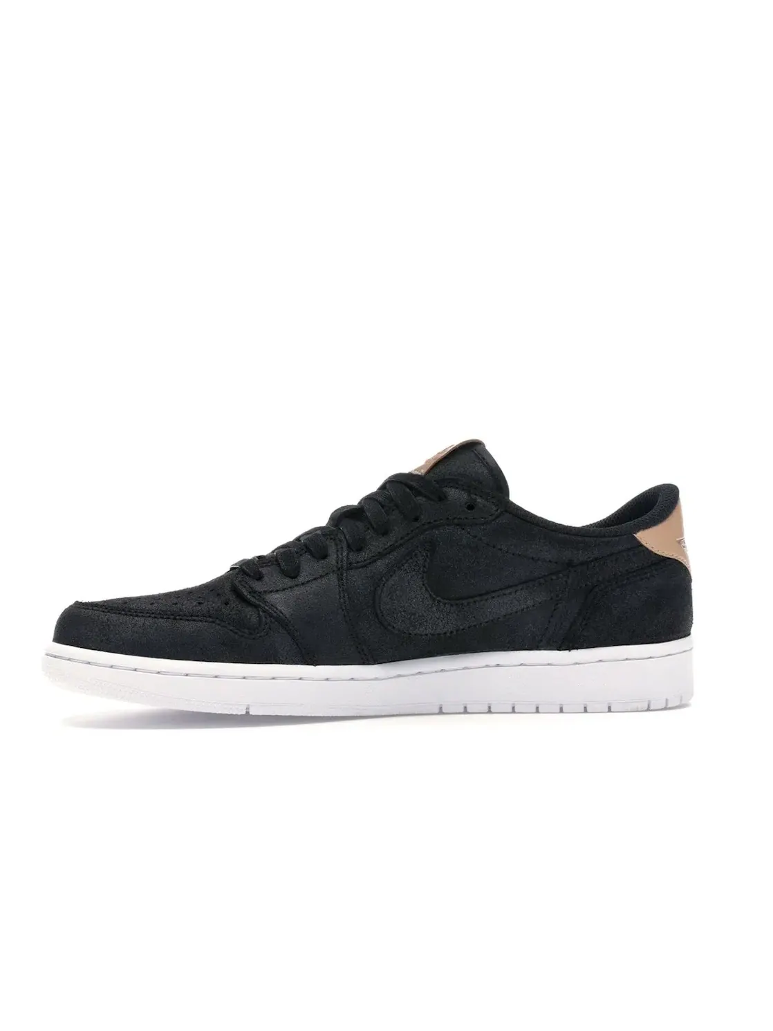 Мужские кроссовки Lifestyle с состаренной кожей Jordan 1 Retro Low OG Jordan — изображение 3 из 4, черный/бежевый-белый