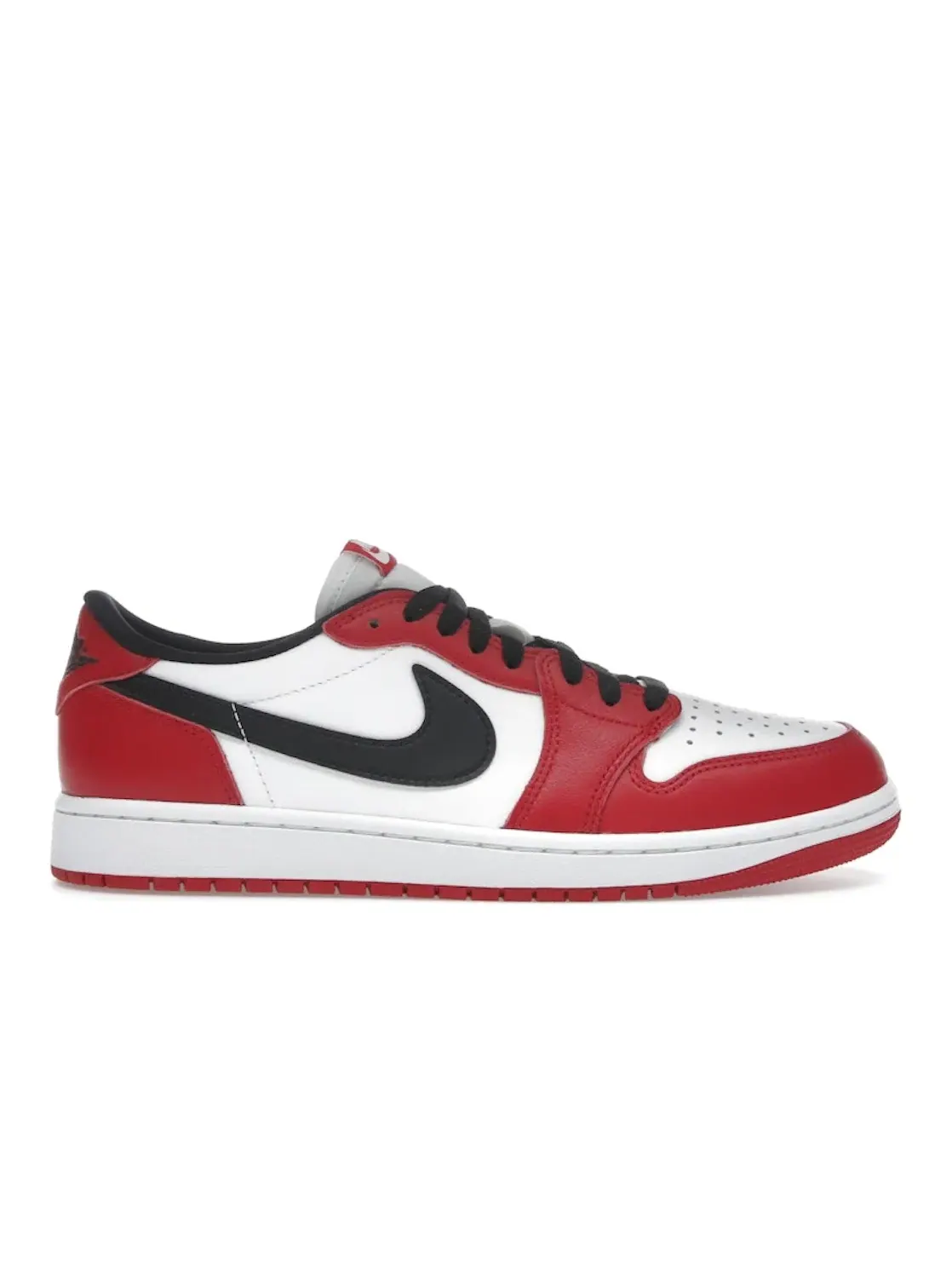 Мужские кроссовки с низким силуэтом Jordan 1 Retro Low OG Chicago Jordan — изображение 1 из 4, красный/черный/белый