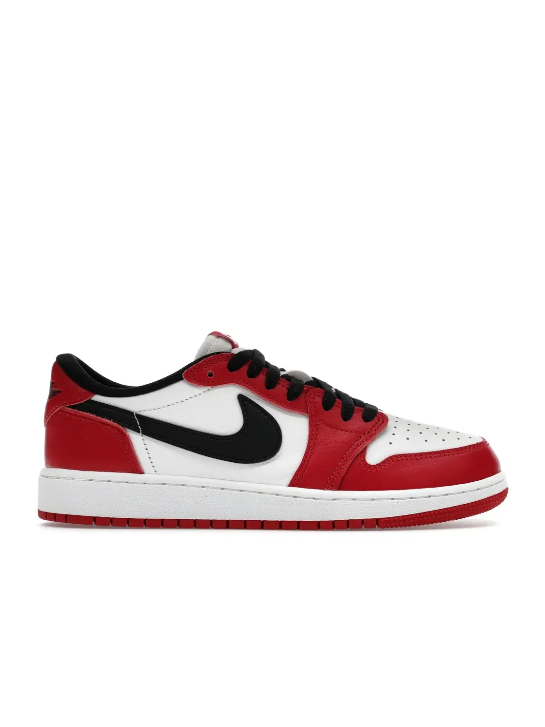 Детские кроссовки Lifestyle с классическим дизайном Jordan 1 Retro Low OG Jordan — изображение 1 из 4, красный/черный/белый