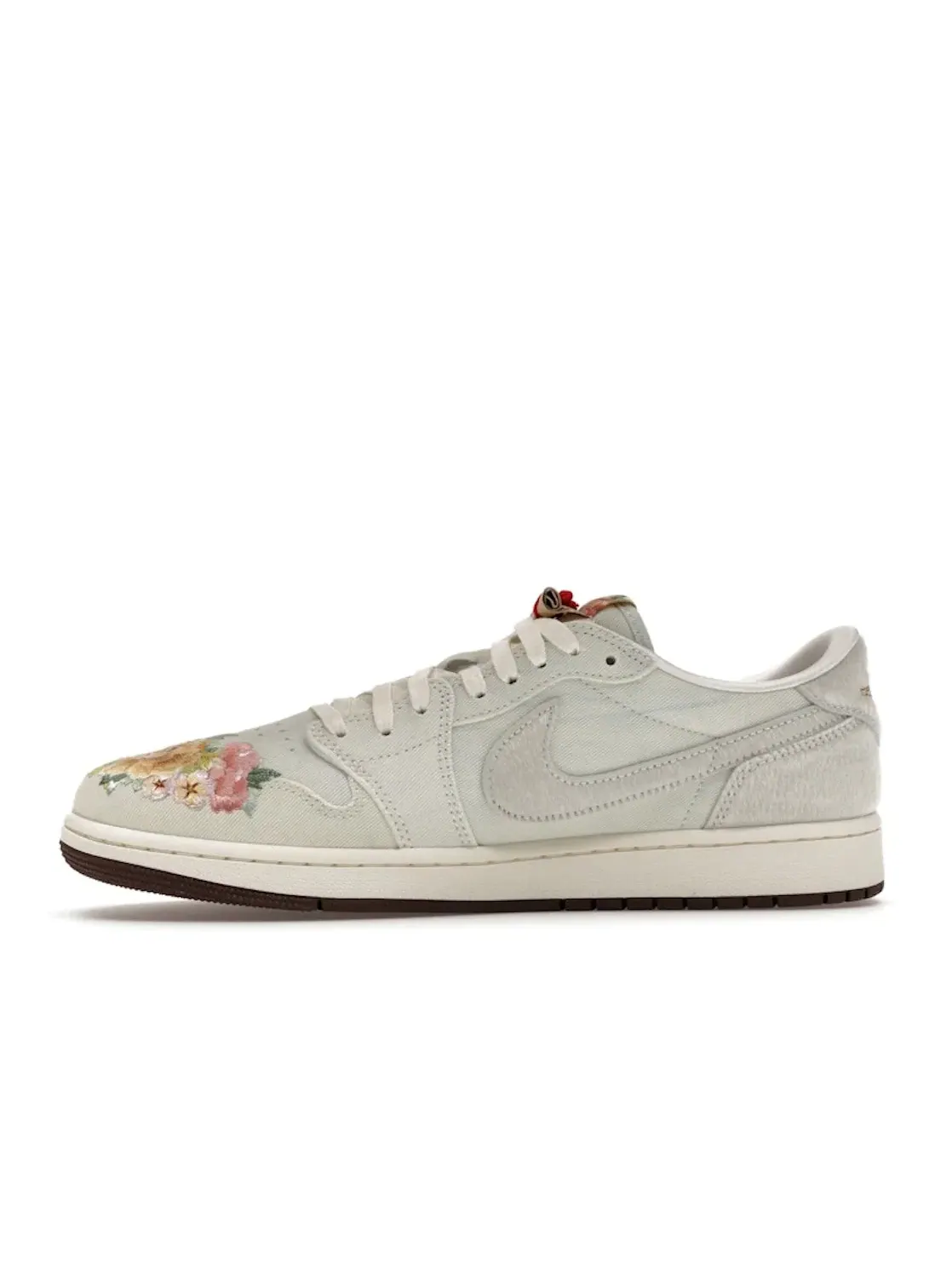 Мужские кроссовки с замшевыми вставками Jordan 1 Retro Low OG Jordan — изображение 3 из 4, серый светлый