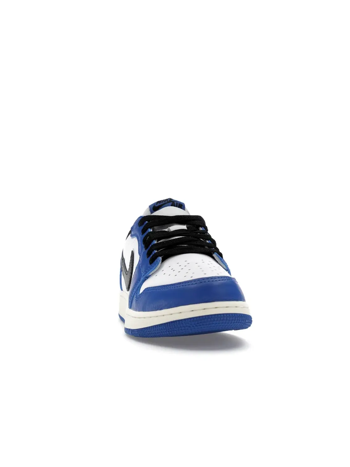Детские кроссовки Lifestyle с принтом Jordan 1 Retro Low OG Game Royal GS Jordan — изображение 2 из 4, белый/черный